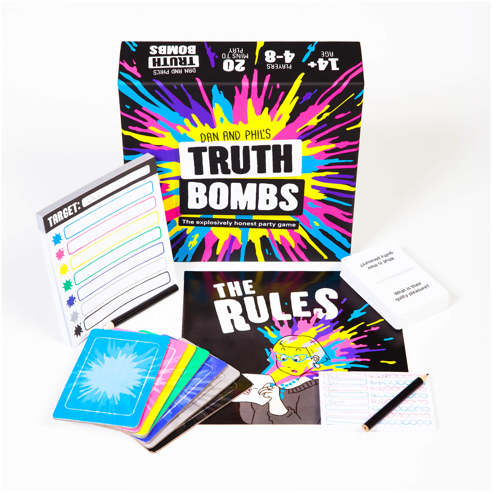 Dan And Phil S Truth Bombs Party Game Unique Gifts Zavvi Uk