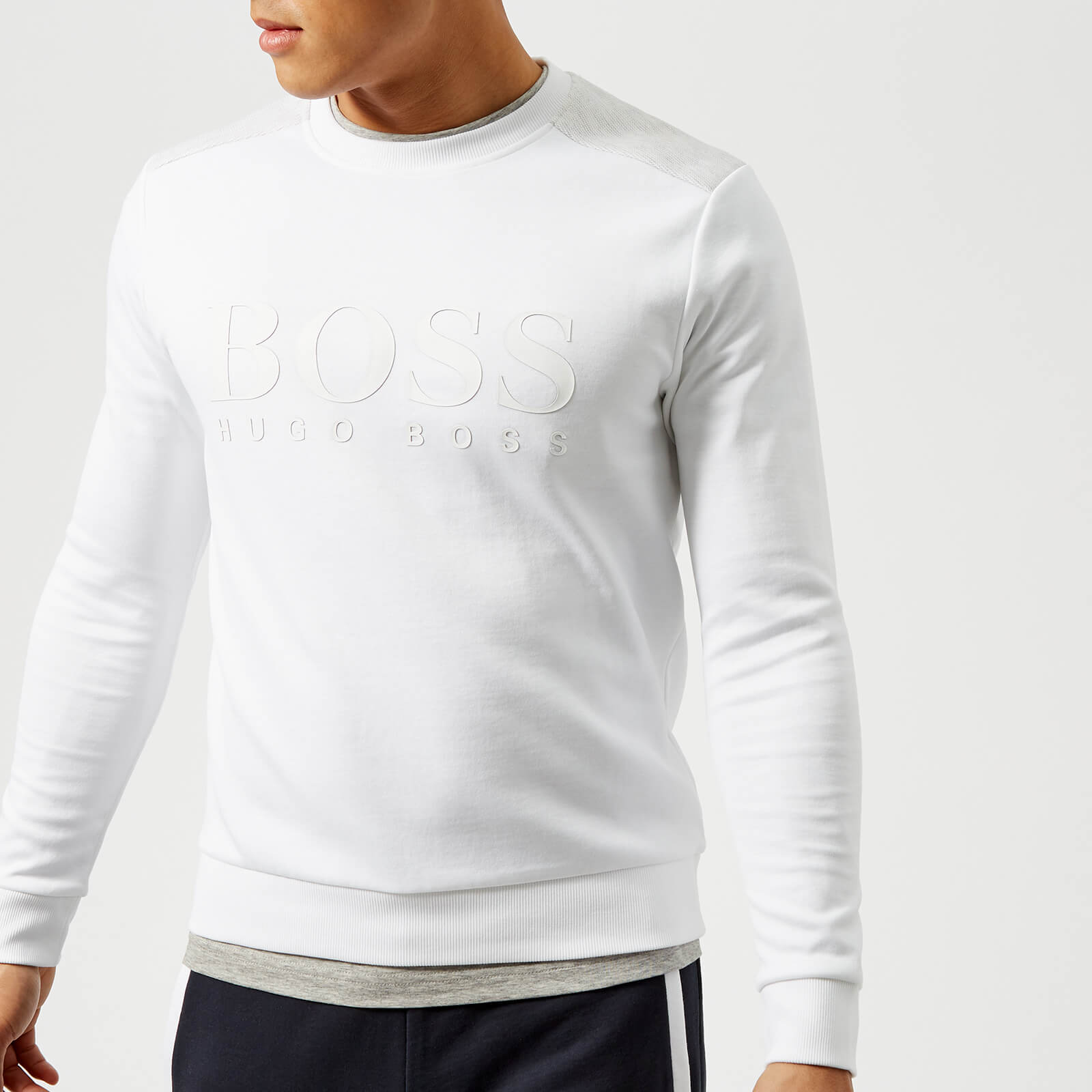 boss white sweatshirt