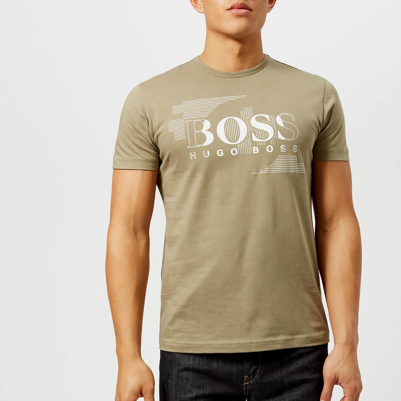 boss khaki t shirt