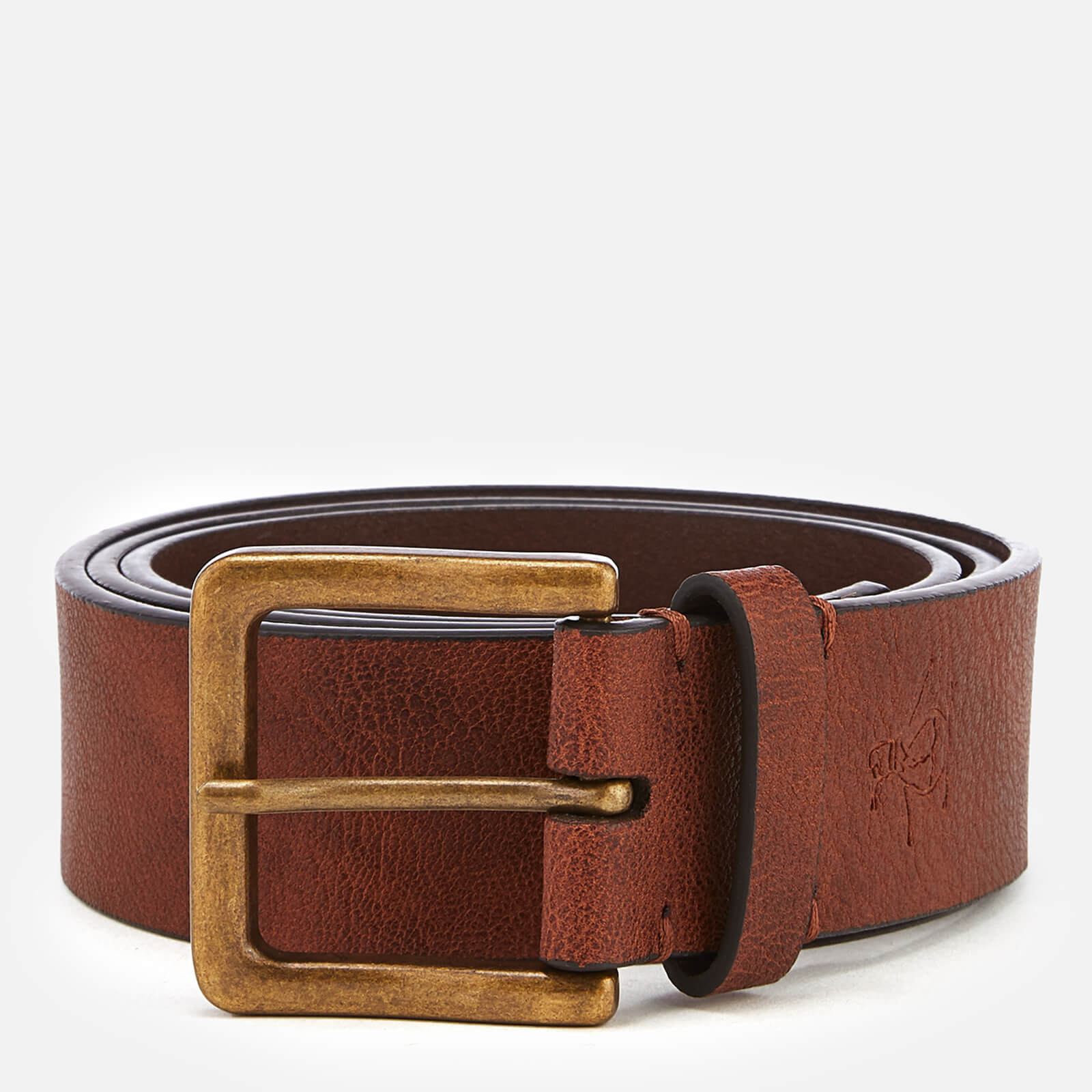 mens brown leather jeans belt