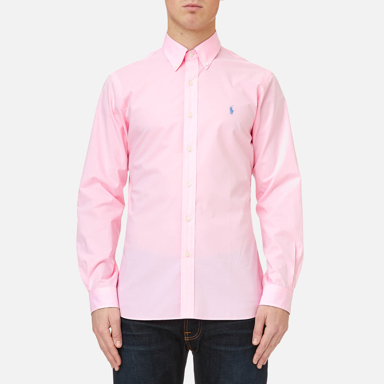 ralph lauren pink oxford