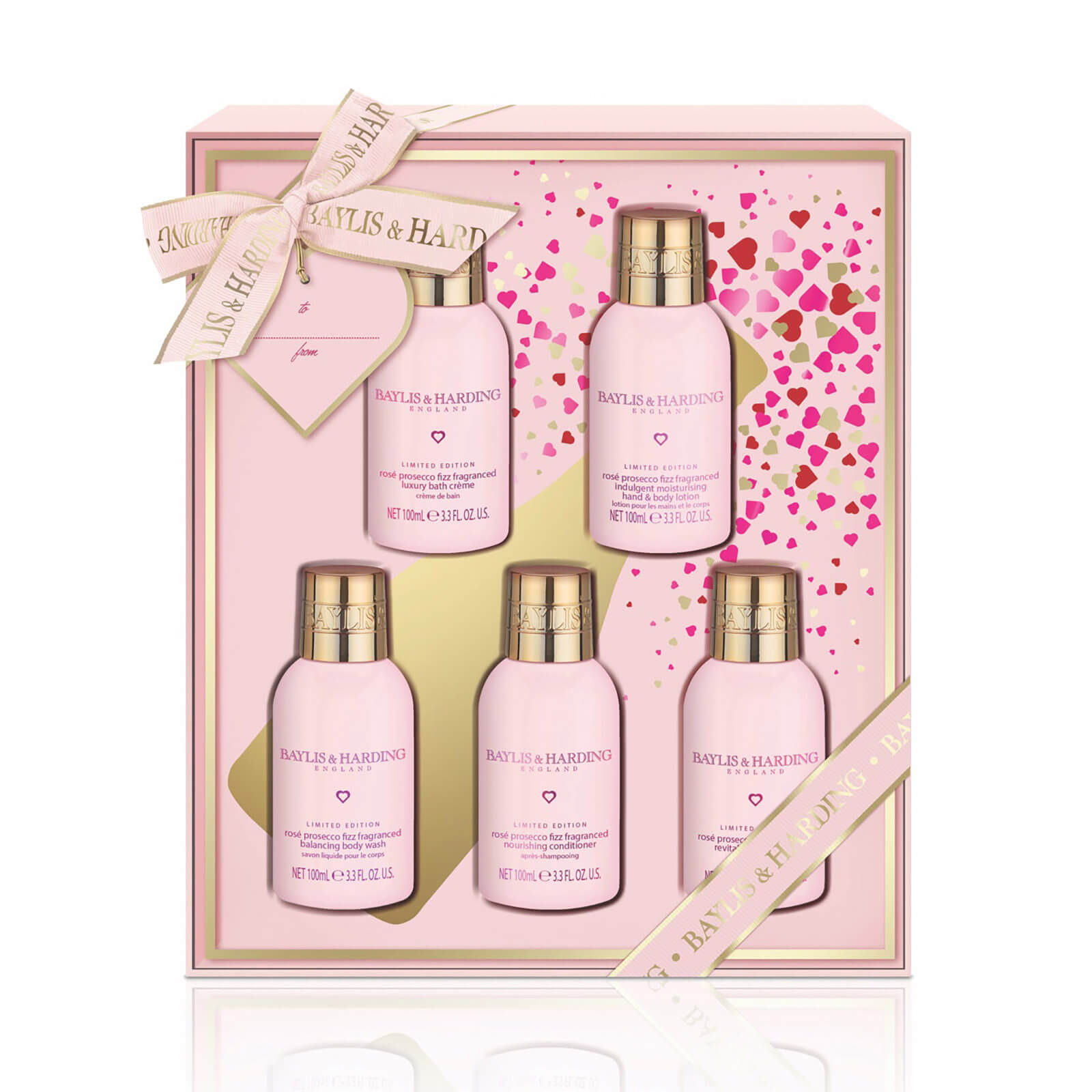 Baylis & Harding Rose Prosecco Fizz 5 Bottle Gift Set IWOOT