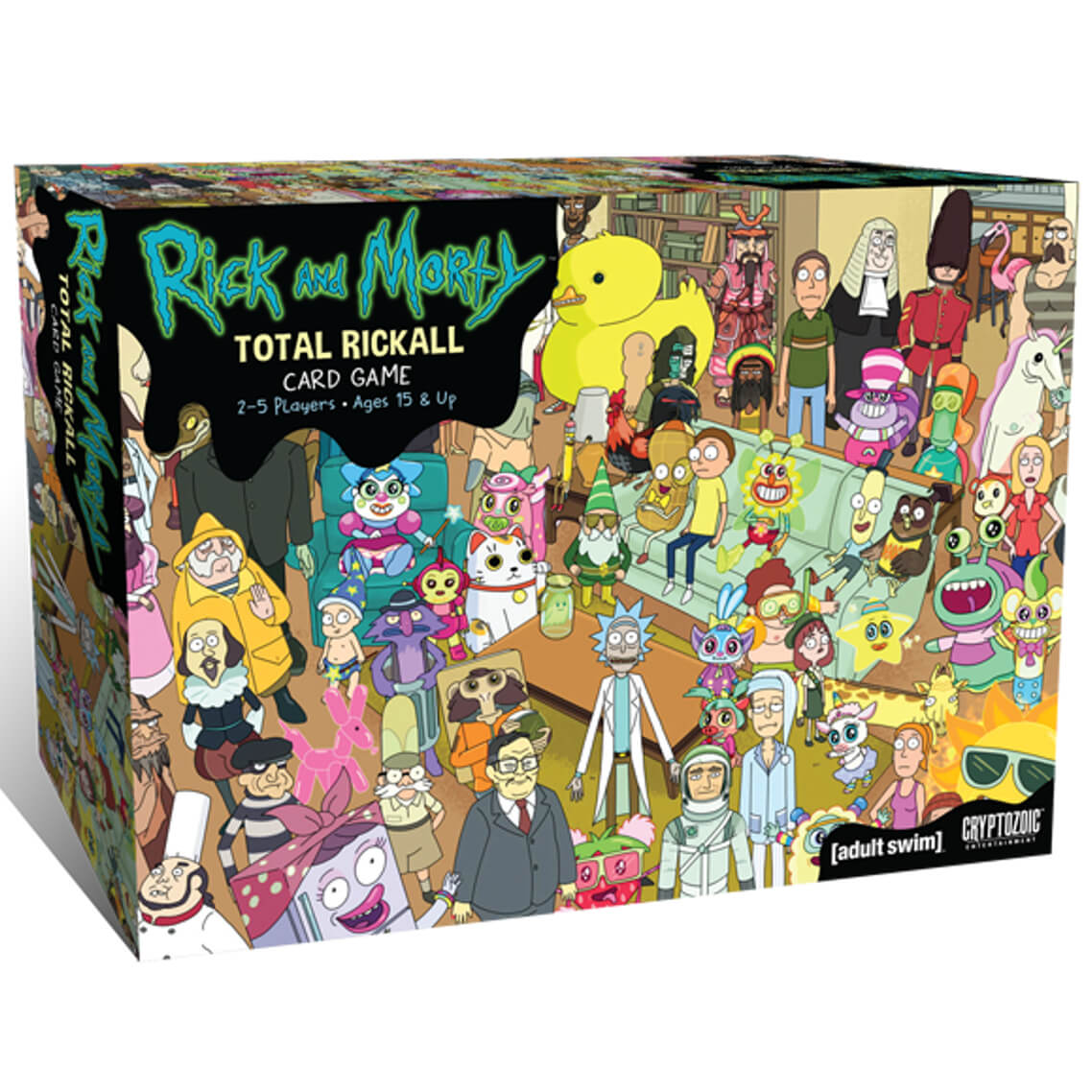 Total Rickall Rick and Morty Cooperative Card Game Toys Zavvi