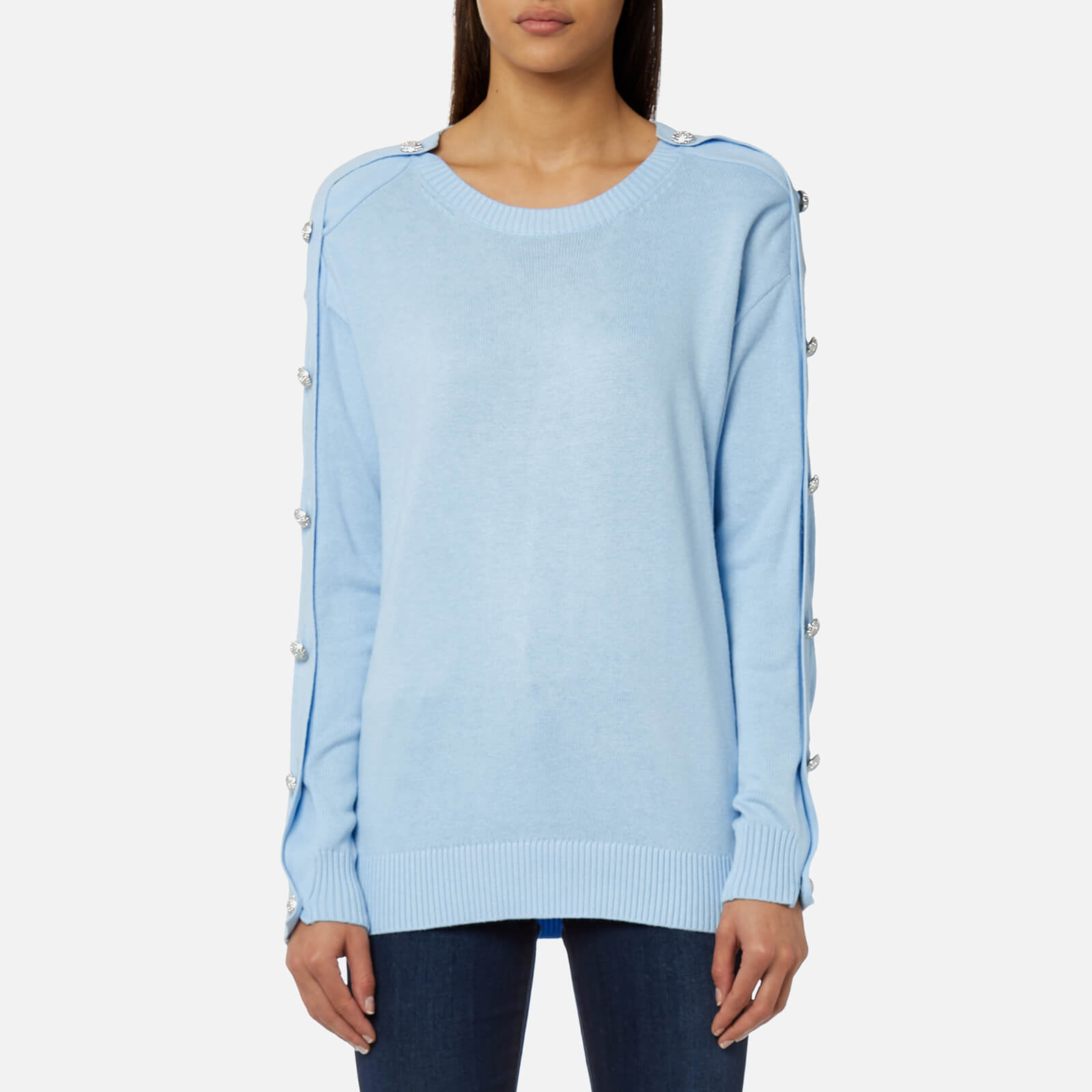 michael kors hoodie womens blue