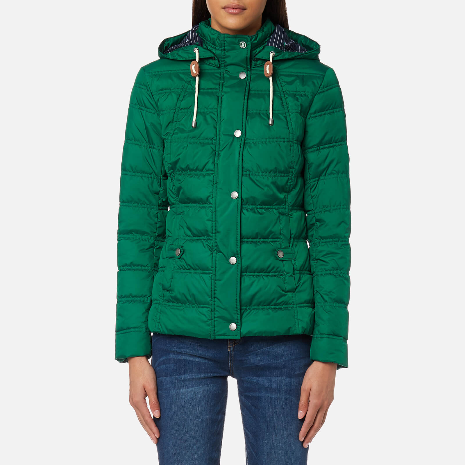 barbour green parka