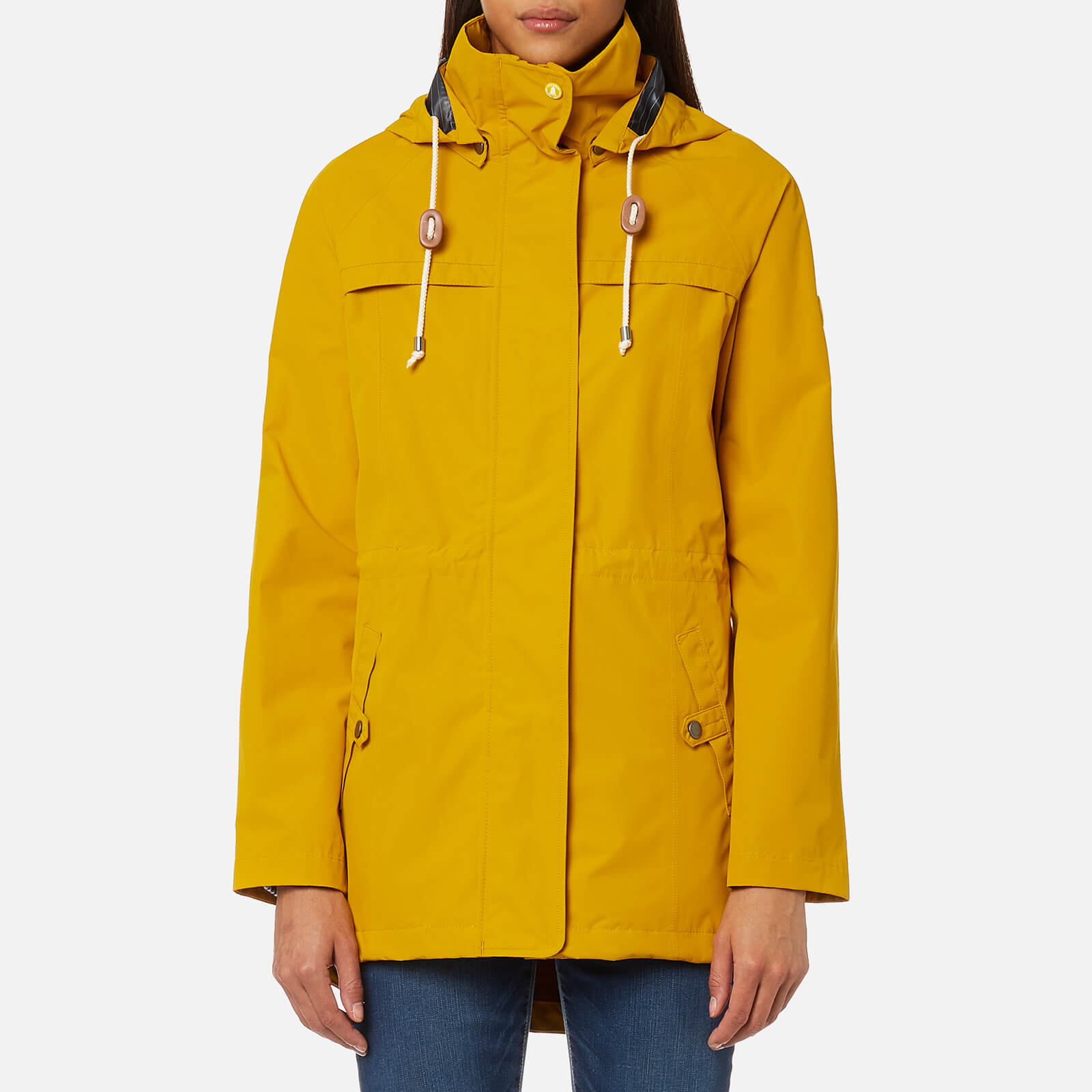 yellow barbour coat