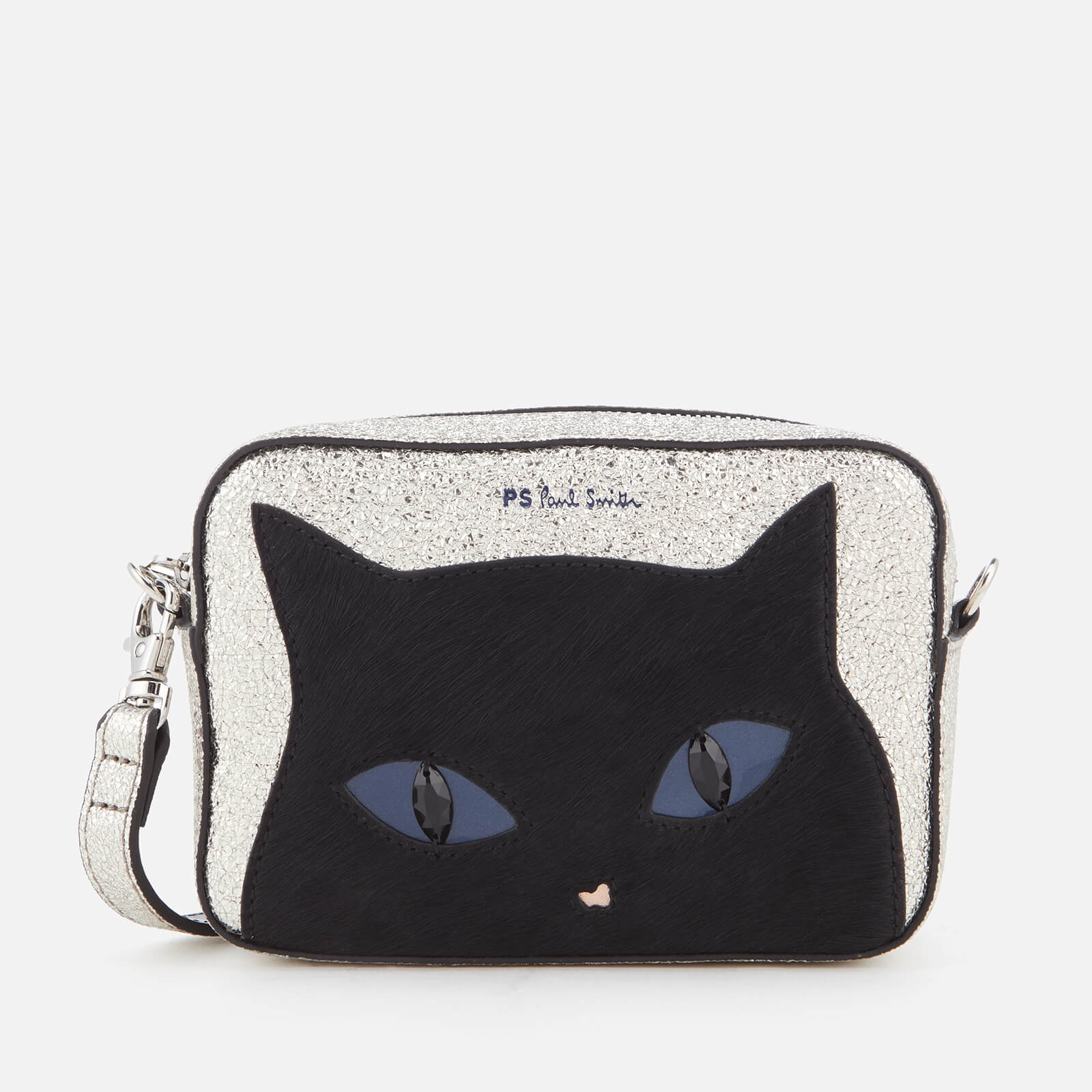 Ps By Paul Smith Women S Silver Cat Cross Body Bag Silver
