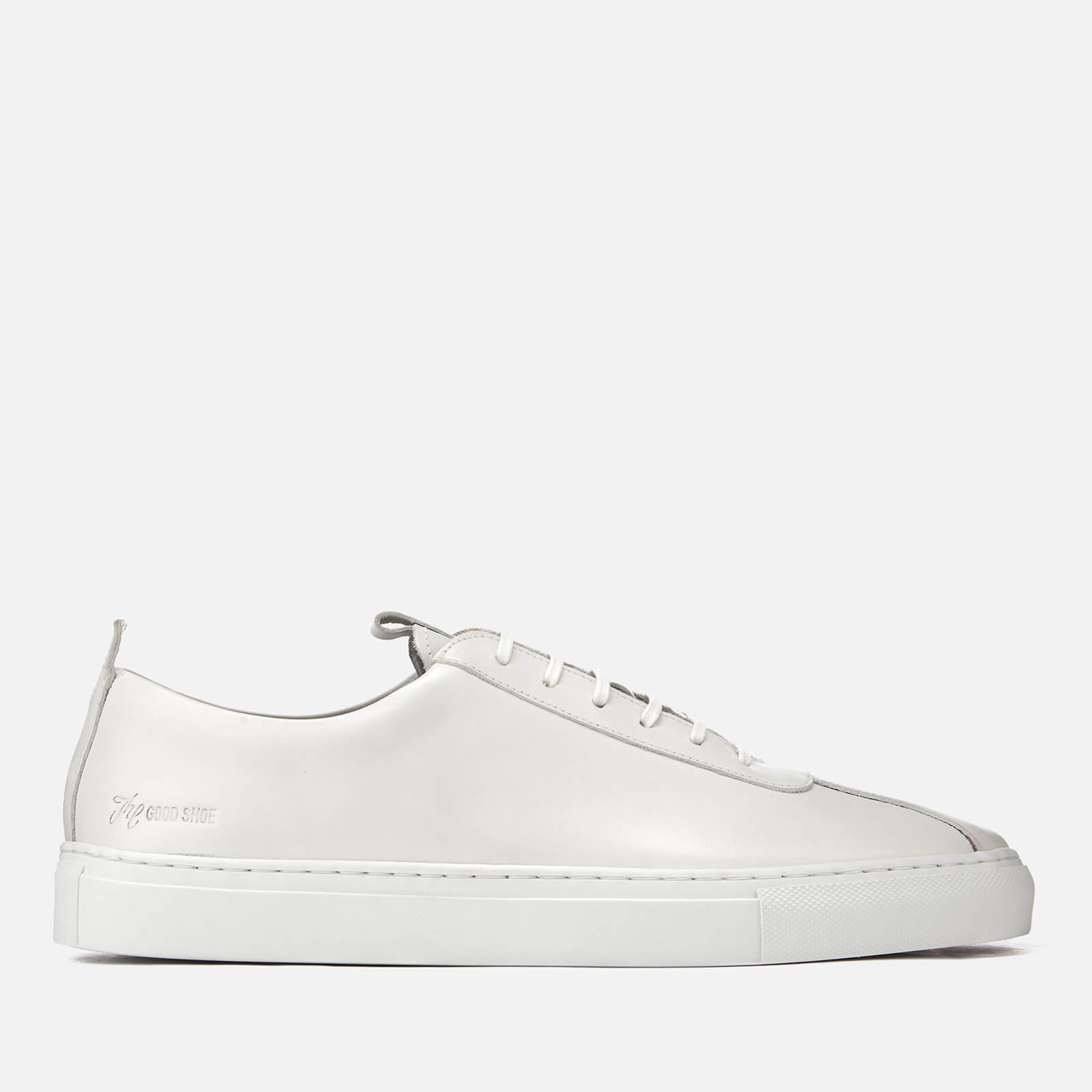 Leather Cupsole Trainers - White 