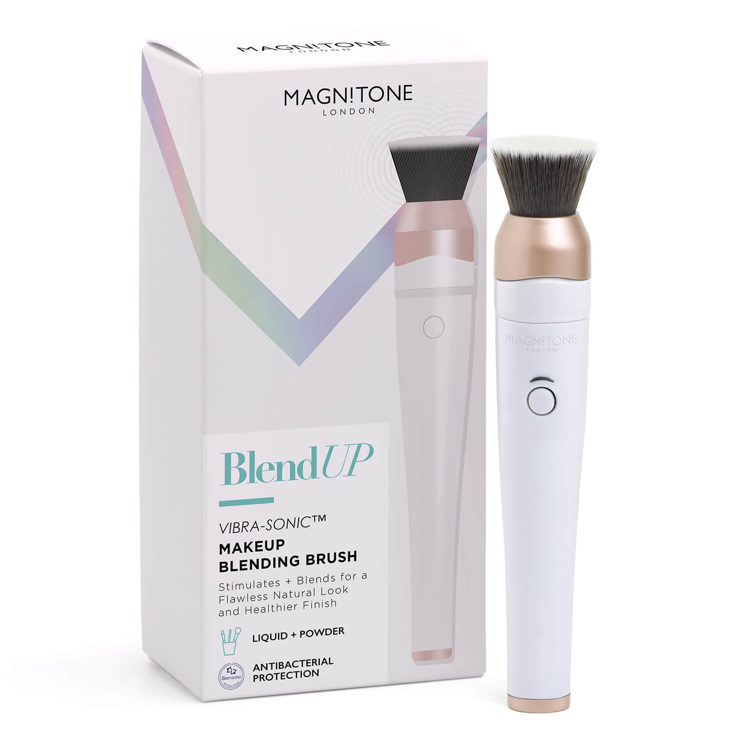 Magnitone London Blendup Vibra Sonic Make Up Brush White Free