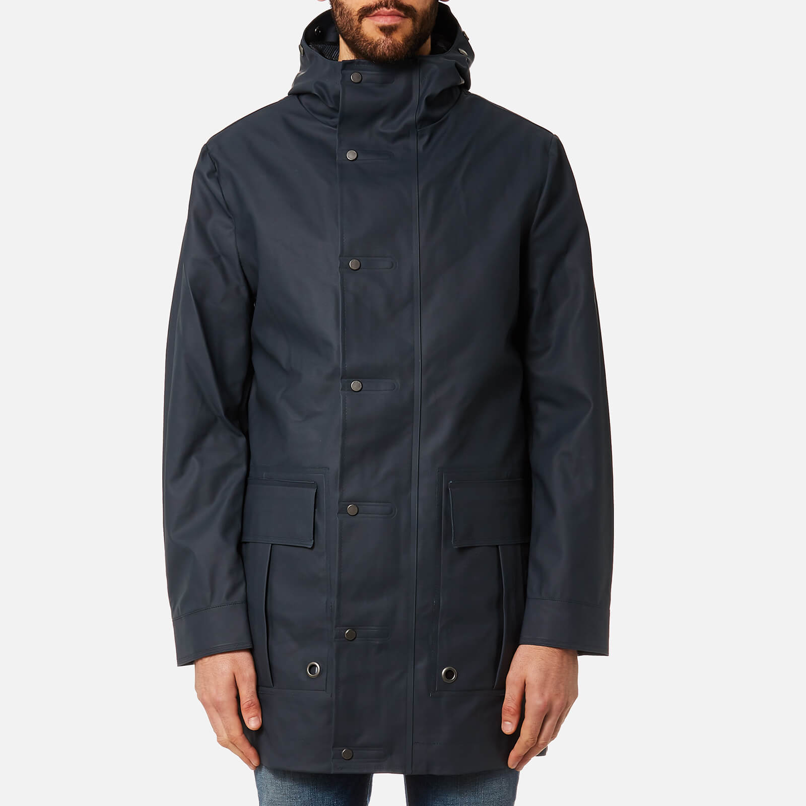 hunter rubberised jacket mens