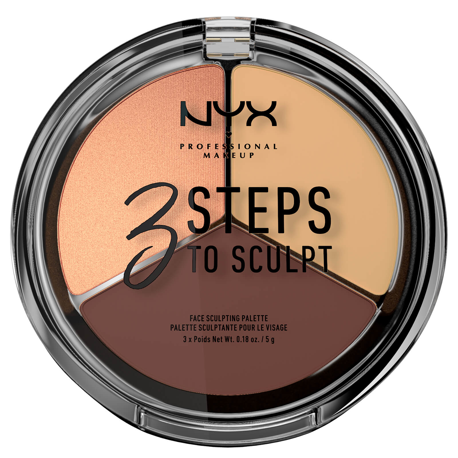 Nyx Professional Makeup 3 Steps To Sculpt Face Sculpting Palette