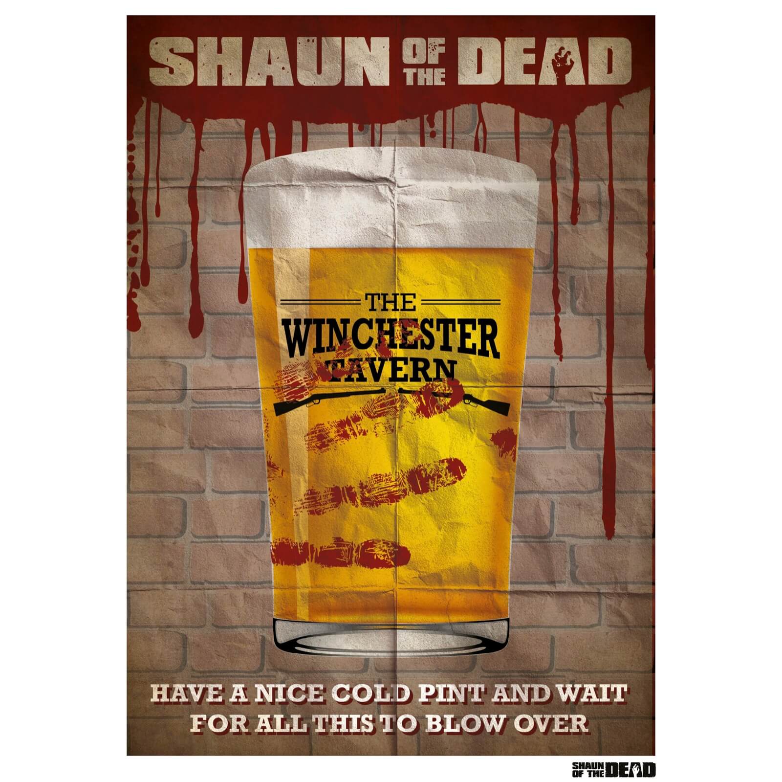 Shaun of the Dead The Winchester Limited Edition Art Print Homeware Zavvi