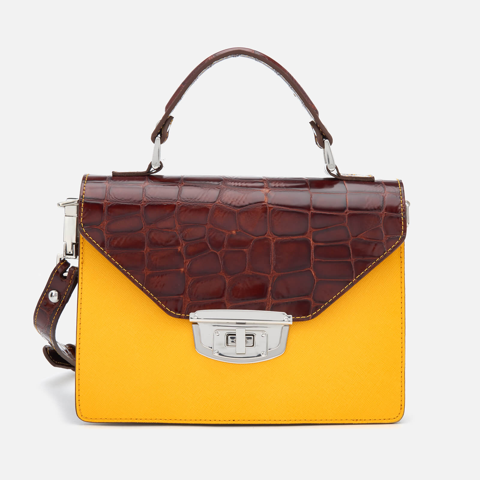 Ganni Women S Gallery Bag Tortoiseshell Free Uk Delivery Available