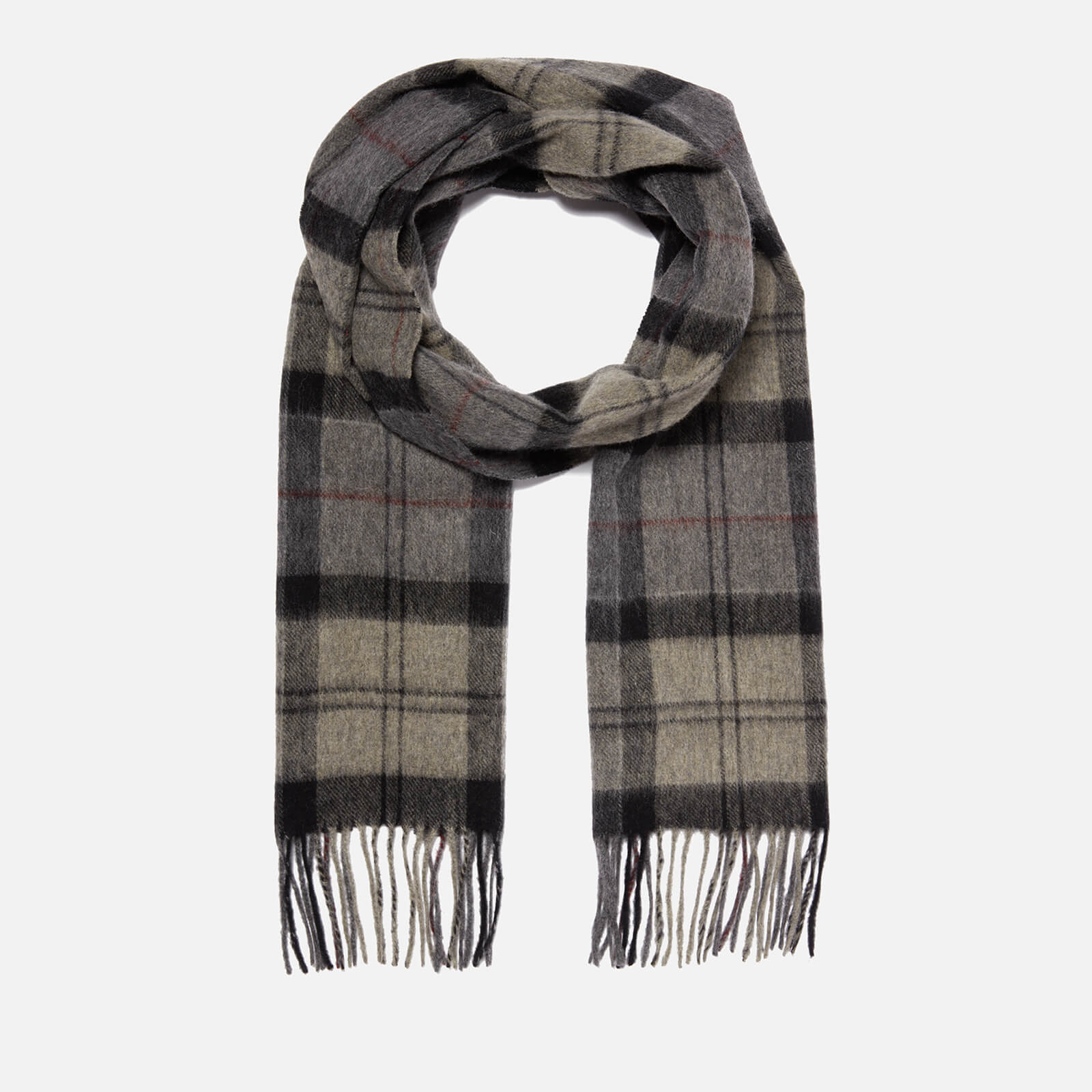 barbour winter tartan scarf