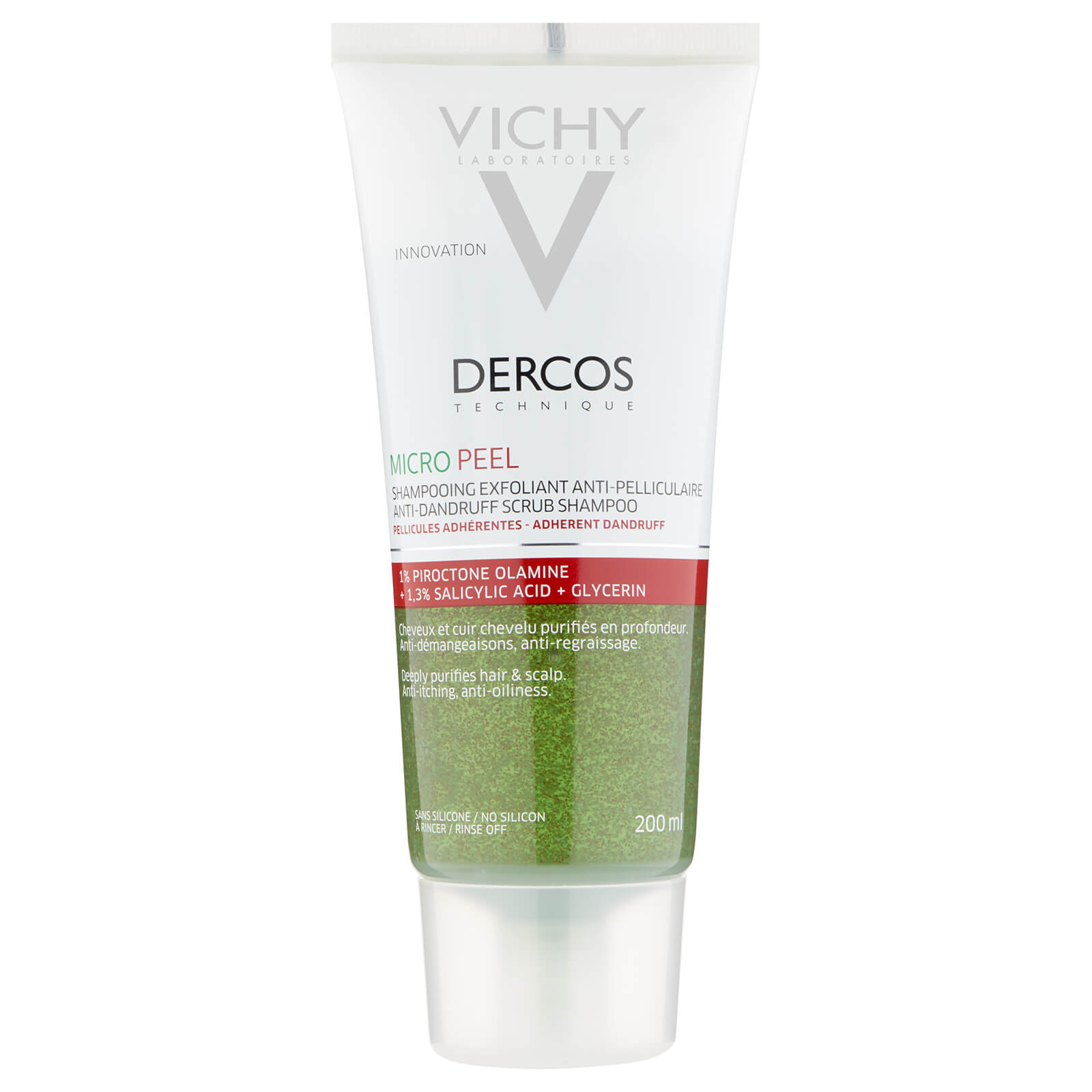 Vichy Dercos Micro Peel Shampoo 200ml Lookfantastic