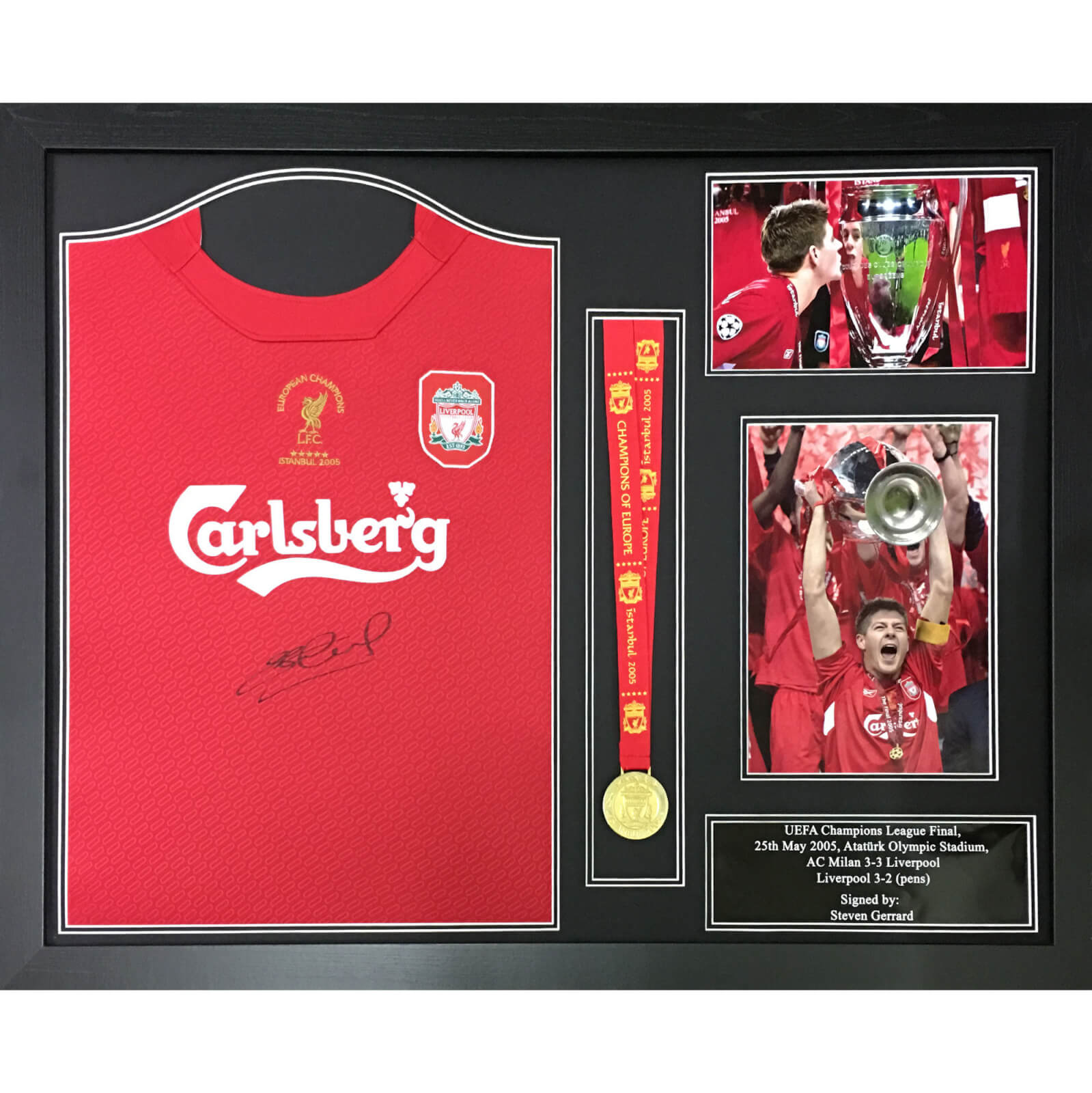 gerrard signed jersey