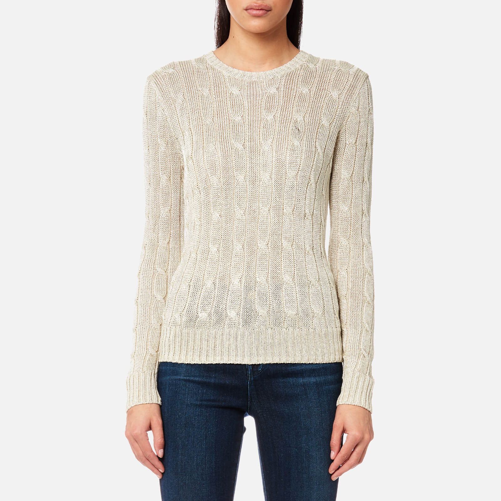 ralph lauren gold sweater