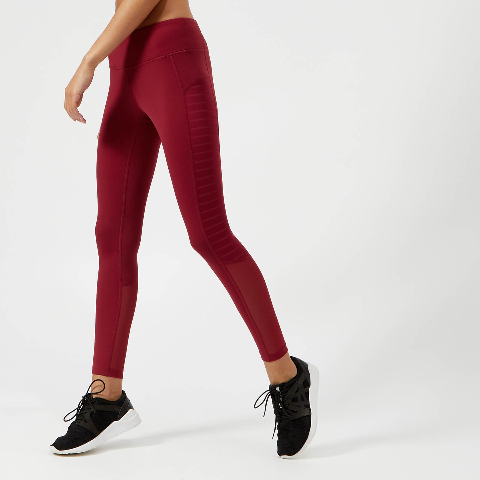 reebok burgundy leggings