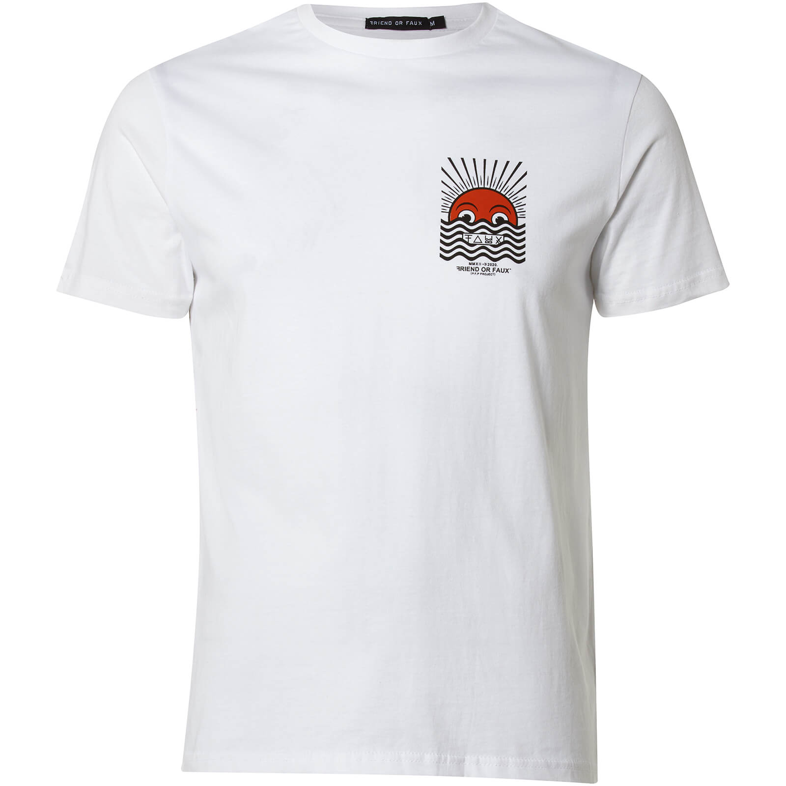 Friend Or Faux Men S Horizon T Shirt White Clothing Zavvi Us