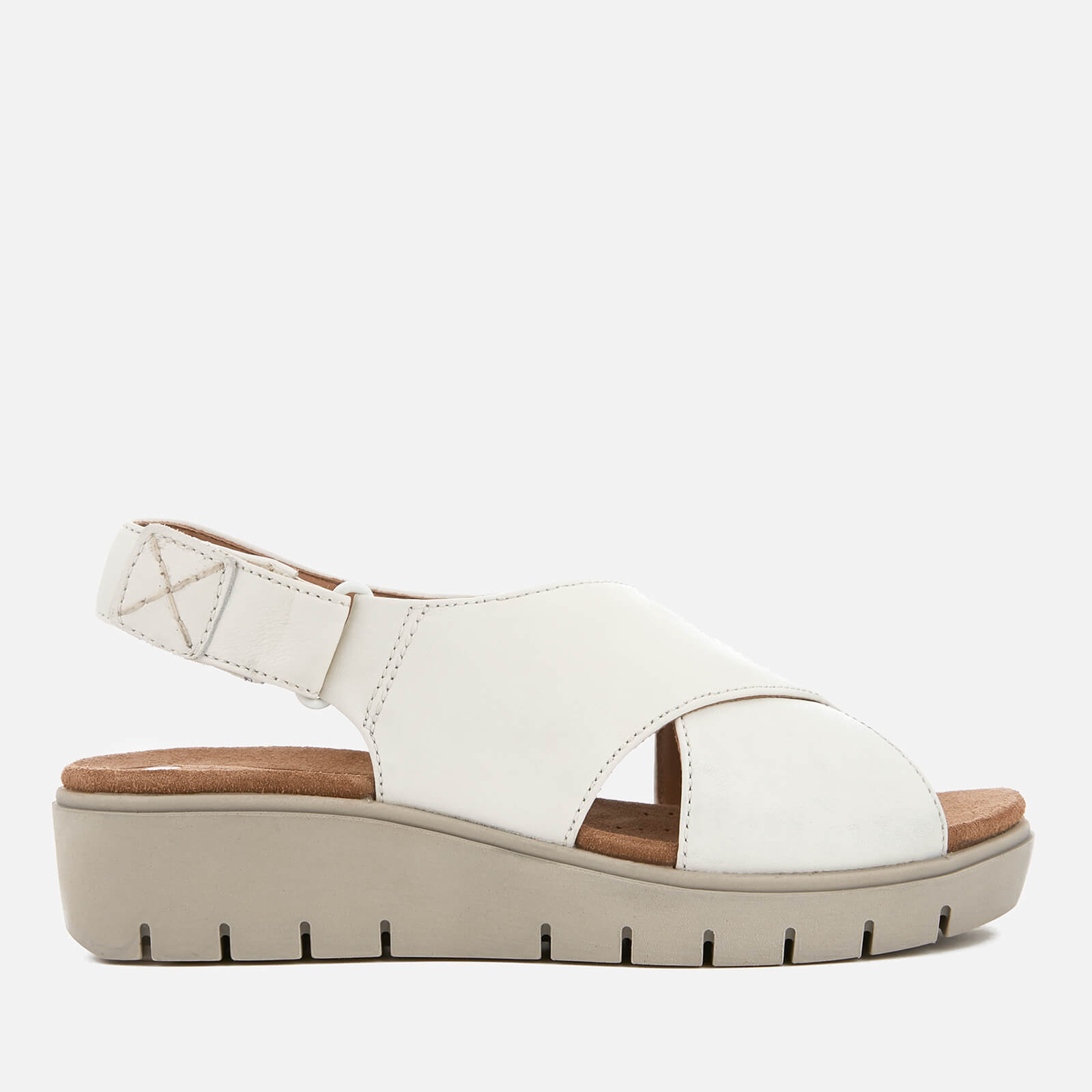 clarks flatform sandals