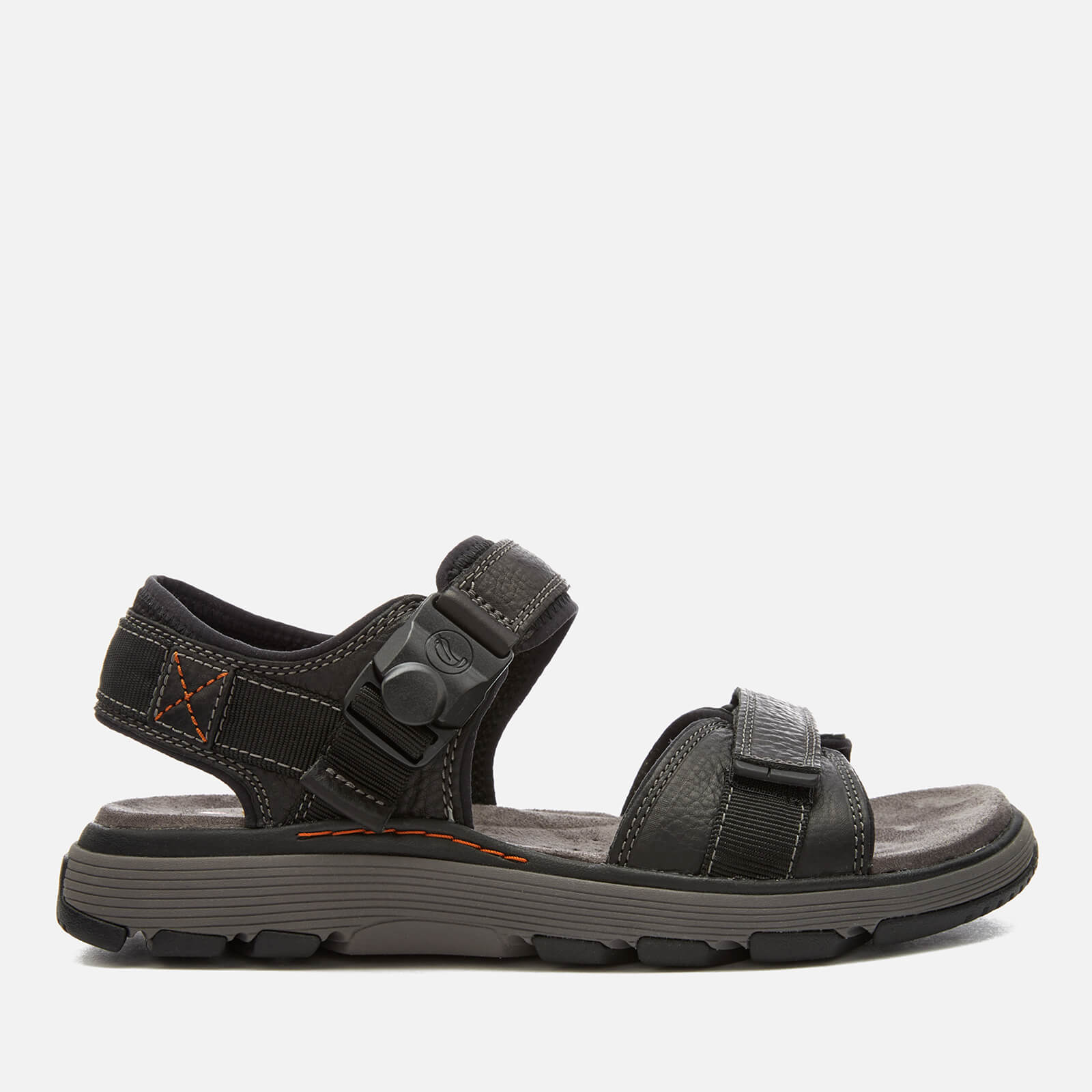 clarks sandals mens white