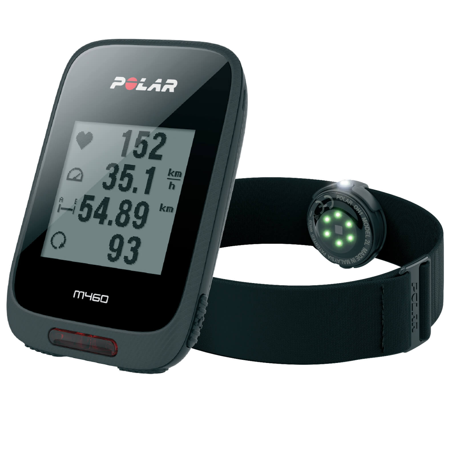 polar bike computer with heart monitor