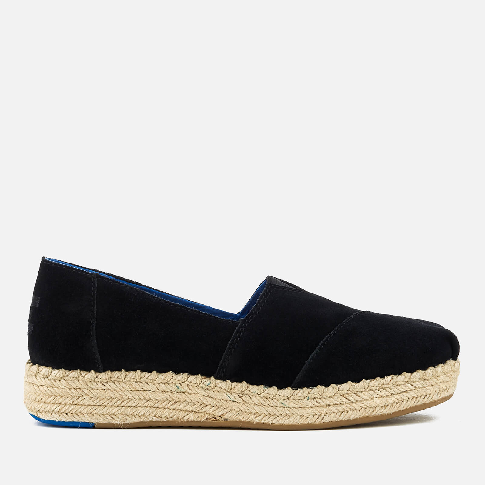 toms alpargata suede platform espadrille