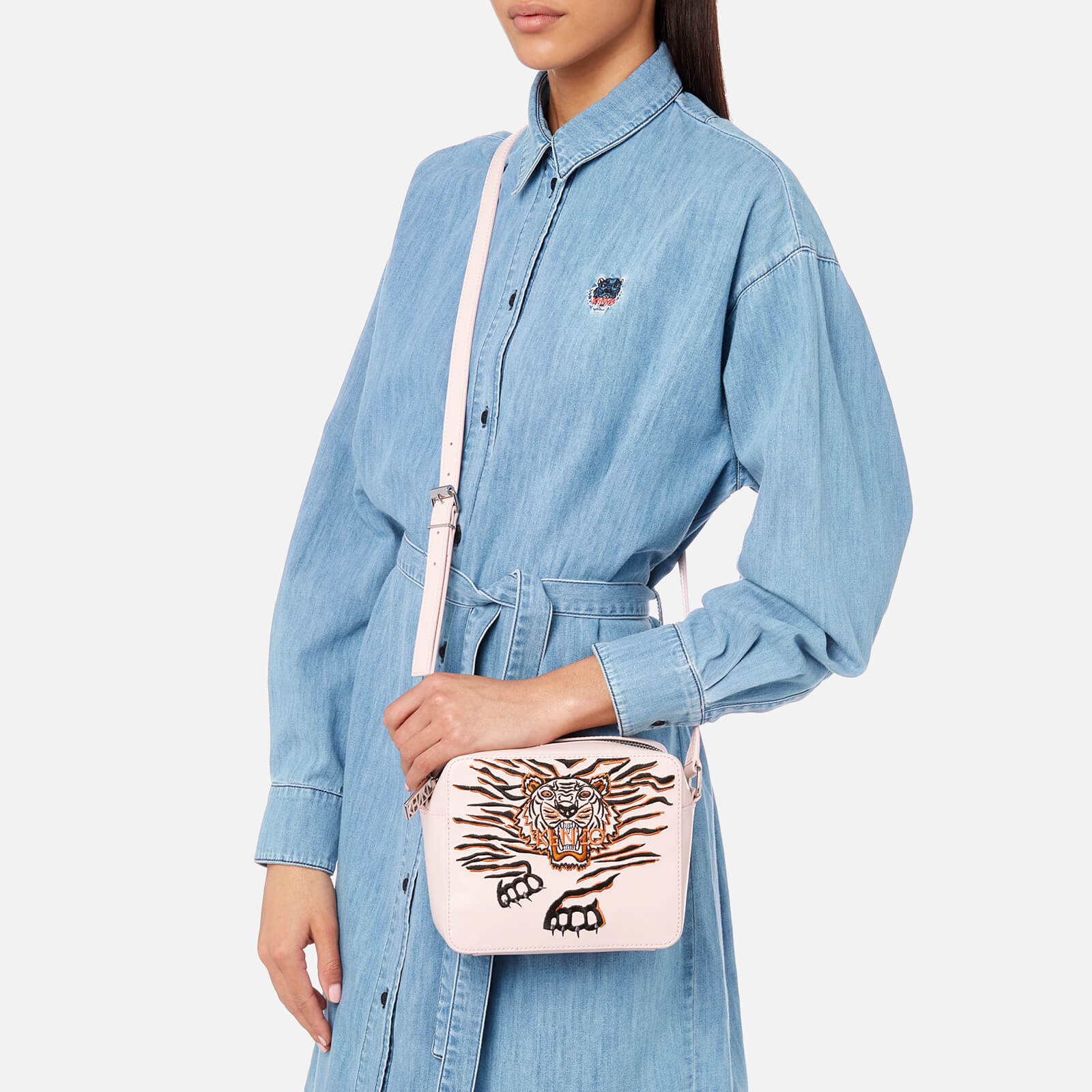 KENZO Women's Icon Camera Bag - Faded Pink