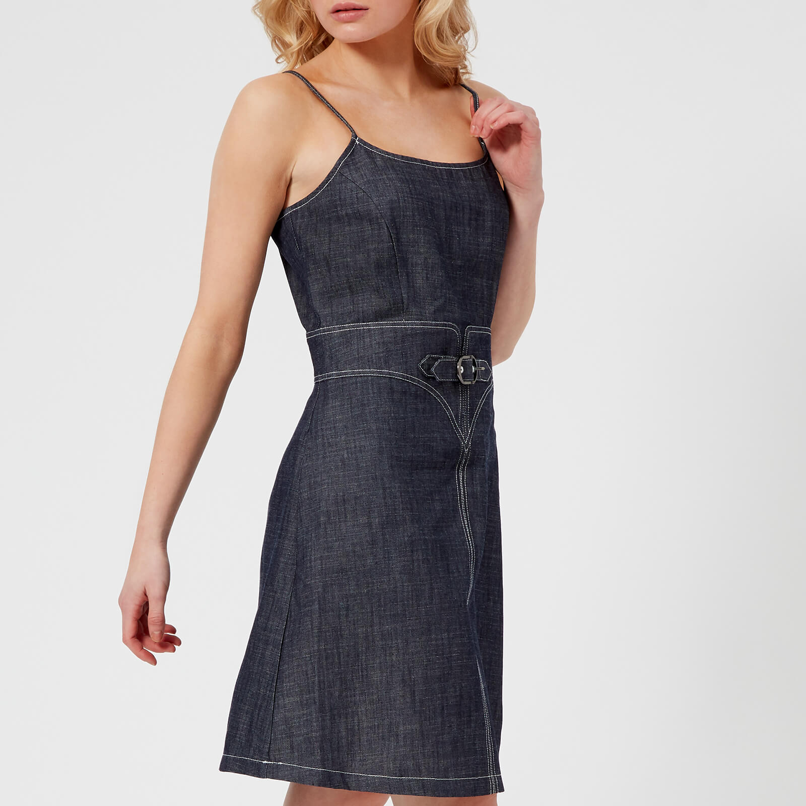 Emporio Armani Women's Midi Dress - Blue