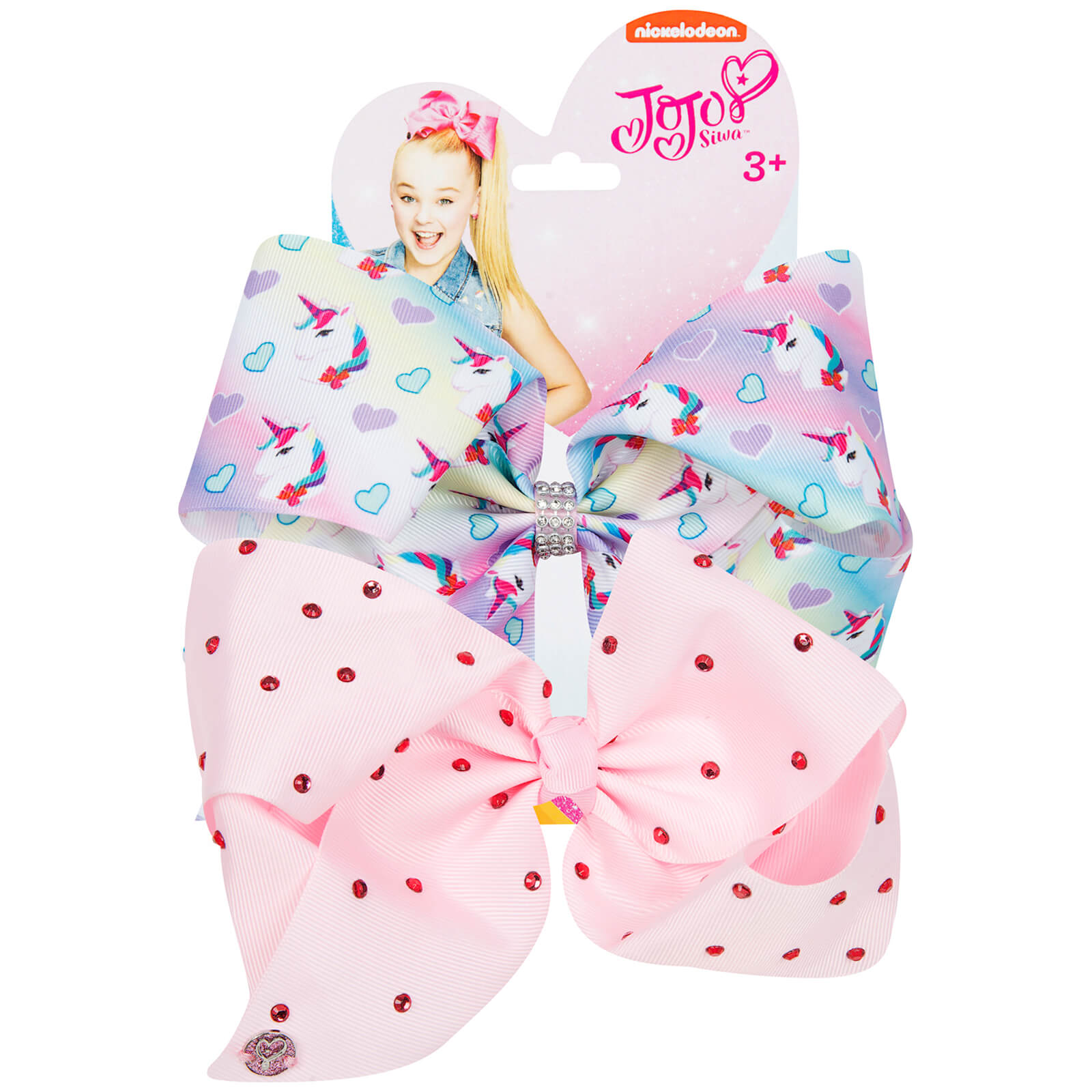 Jojo Siwa Bow Set - Unicorn/White Multi | IWOOT