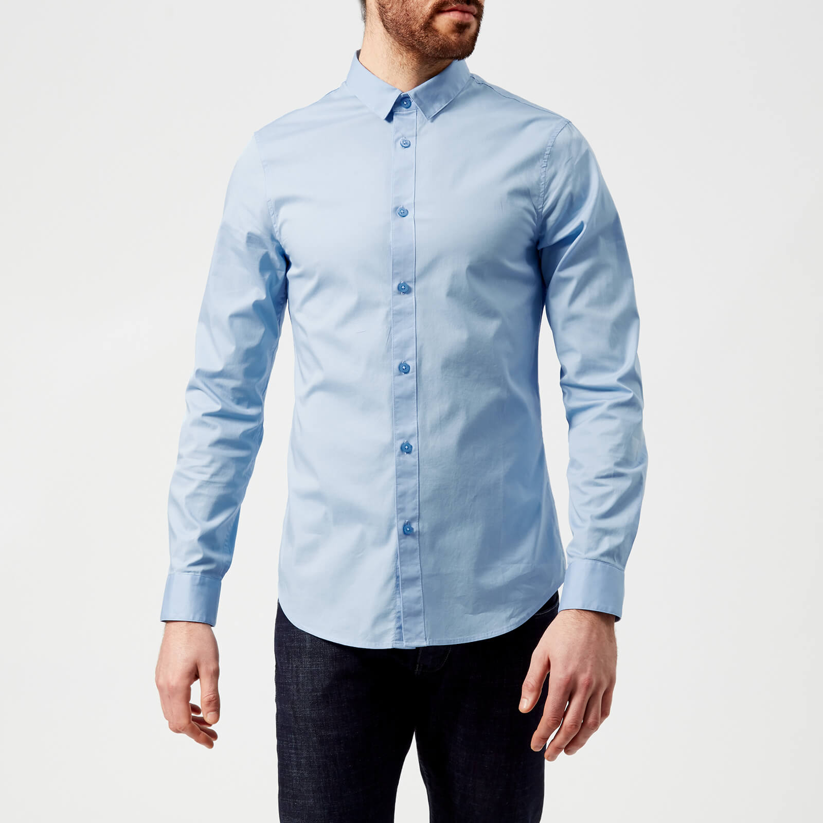 armani exchange button shirts