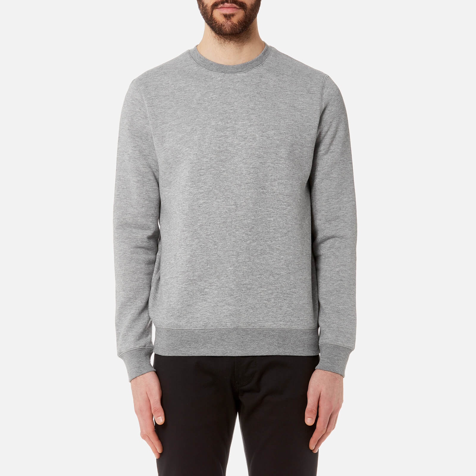 grey armani sweatshirt