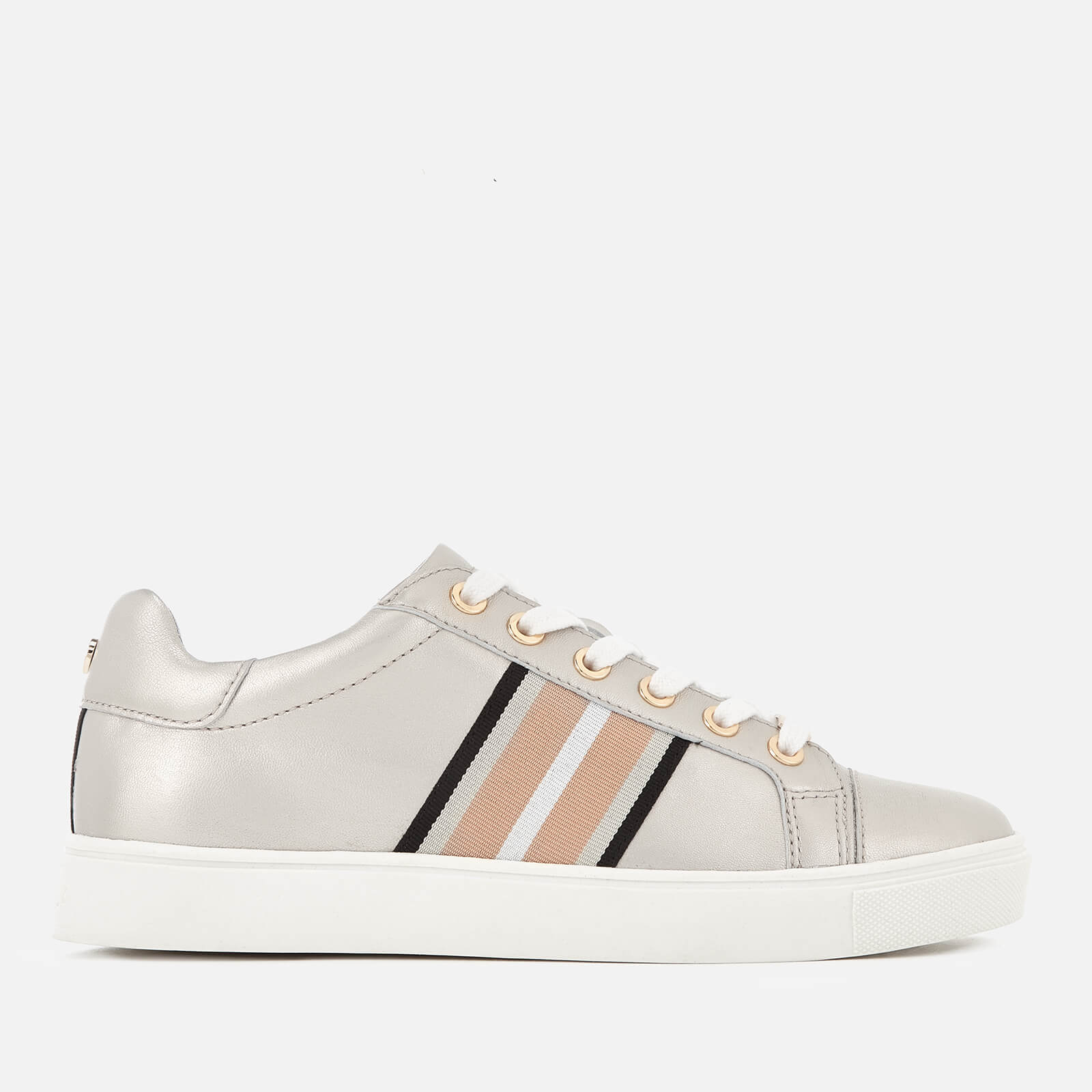 silver carvela trainers