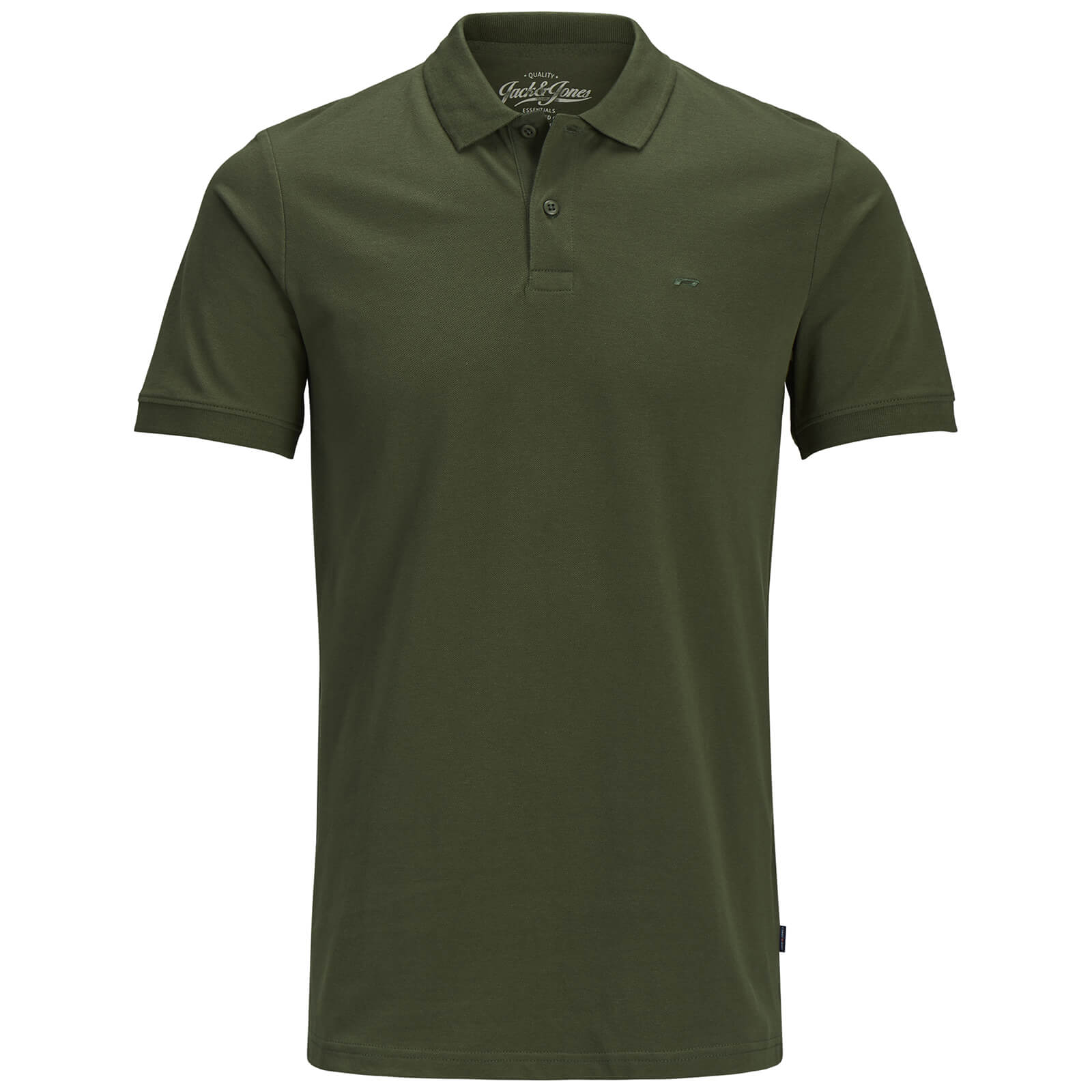 Jack Jones Men S Originals Basic Polo Shirt Olive Night Clothing Zavvi Us