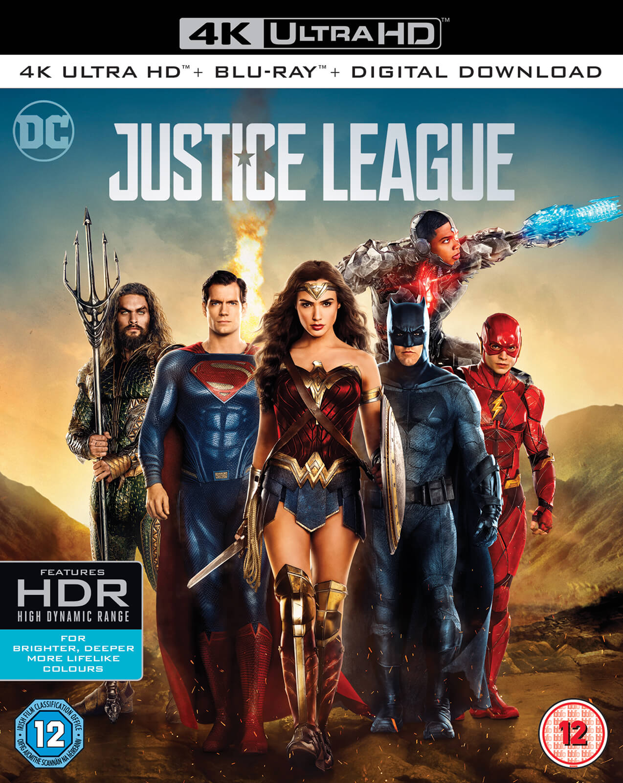 Justice League - 4K Ultra HD (Digital Download) Blu-ray | Zavvi