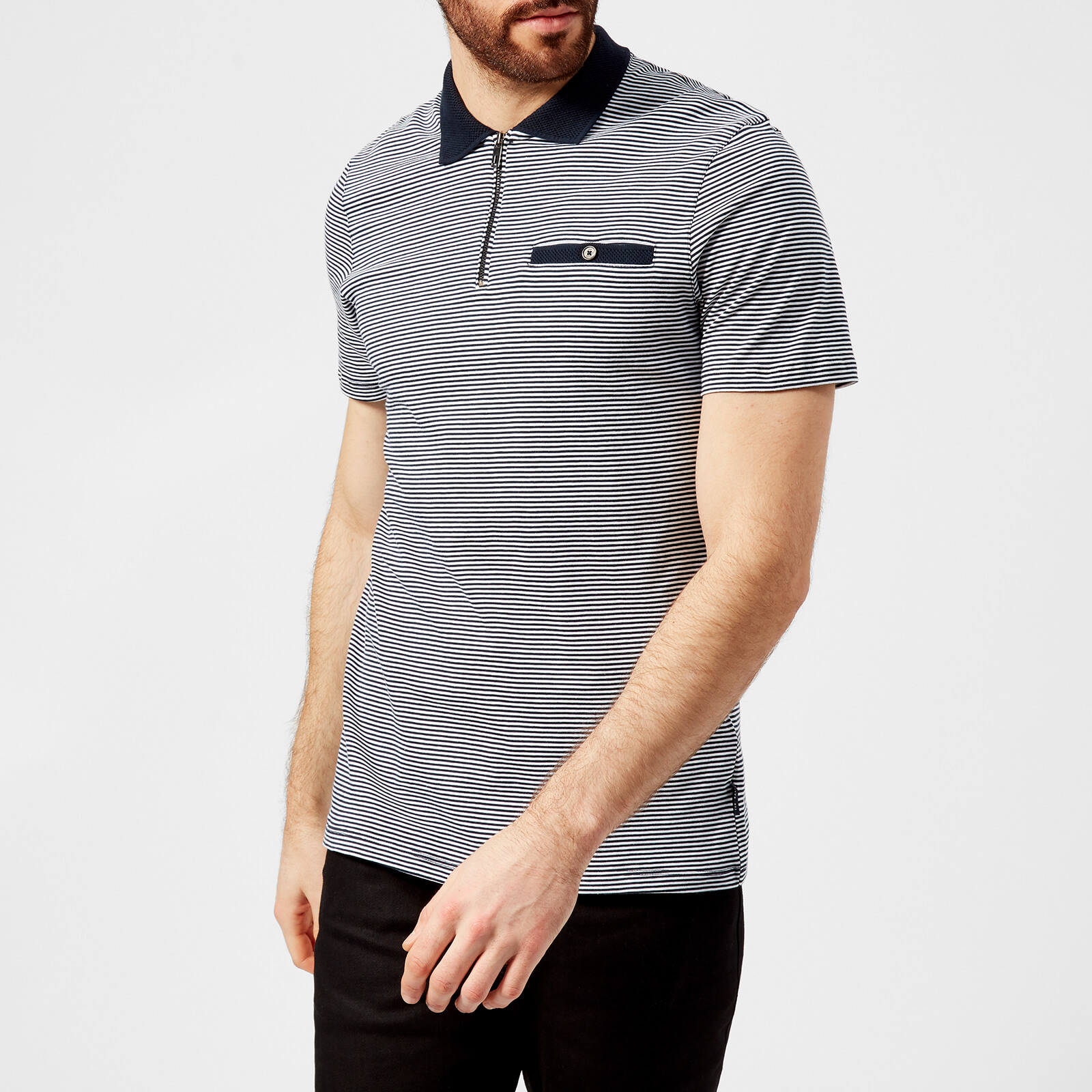 Ted Baker Men S Whippet Polo Shirt Navy Clothing Thehut Com