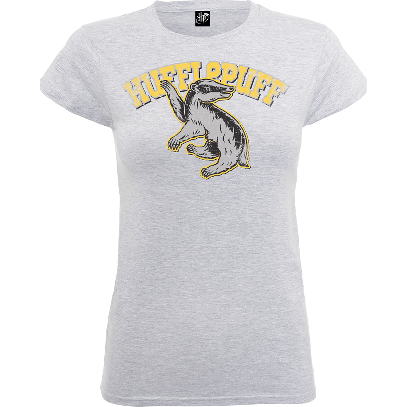 Harry Potter Hufflepuff Women's Grey T-Shirt Clothing | Zavvi Australia