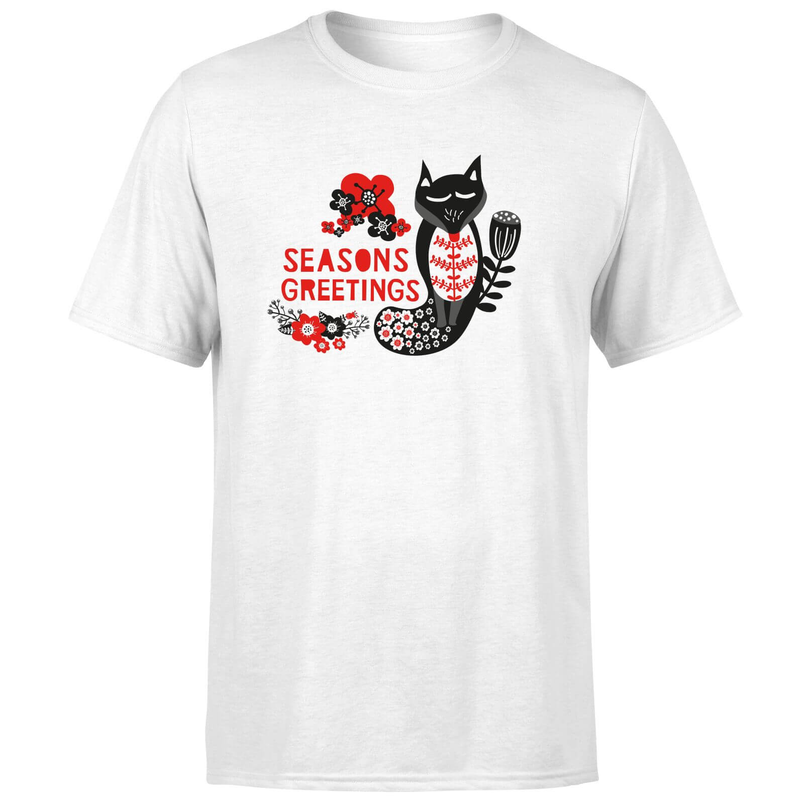 Season S Greetings T Shirt White Clothing Zavvi Uk