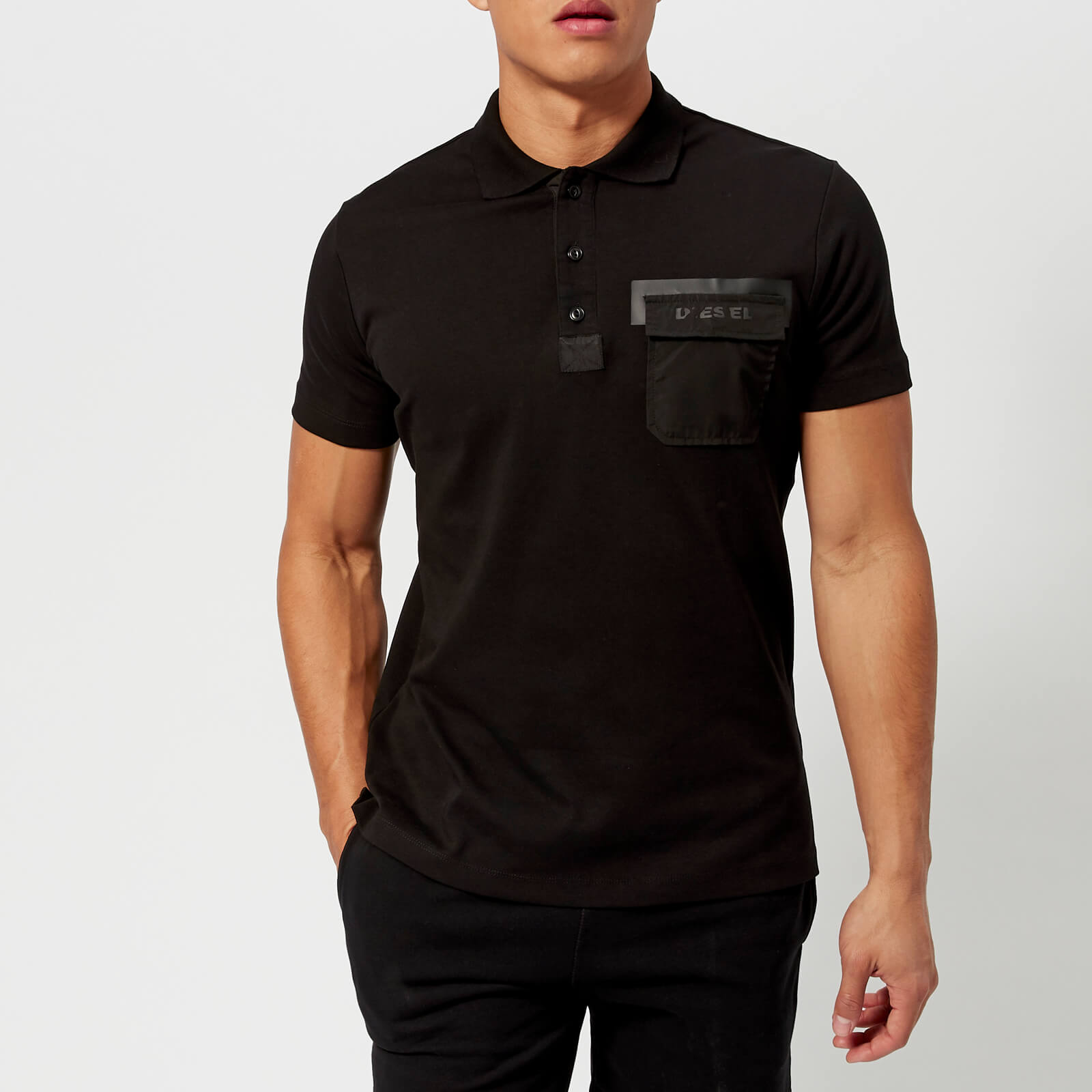 black diesel polo shirt
