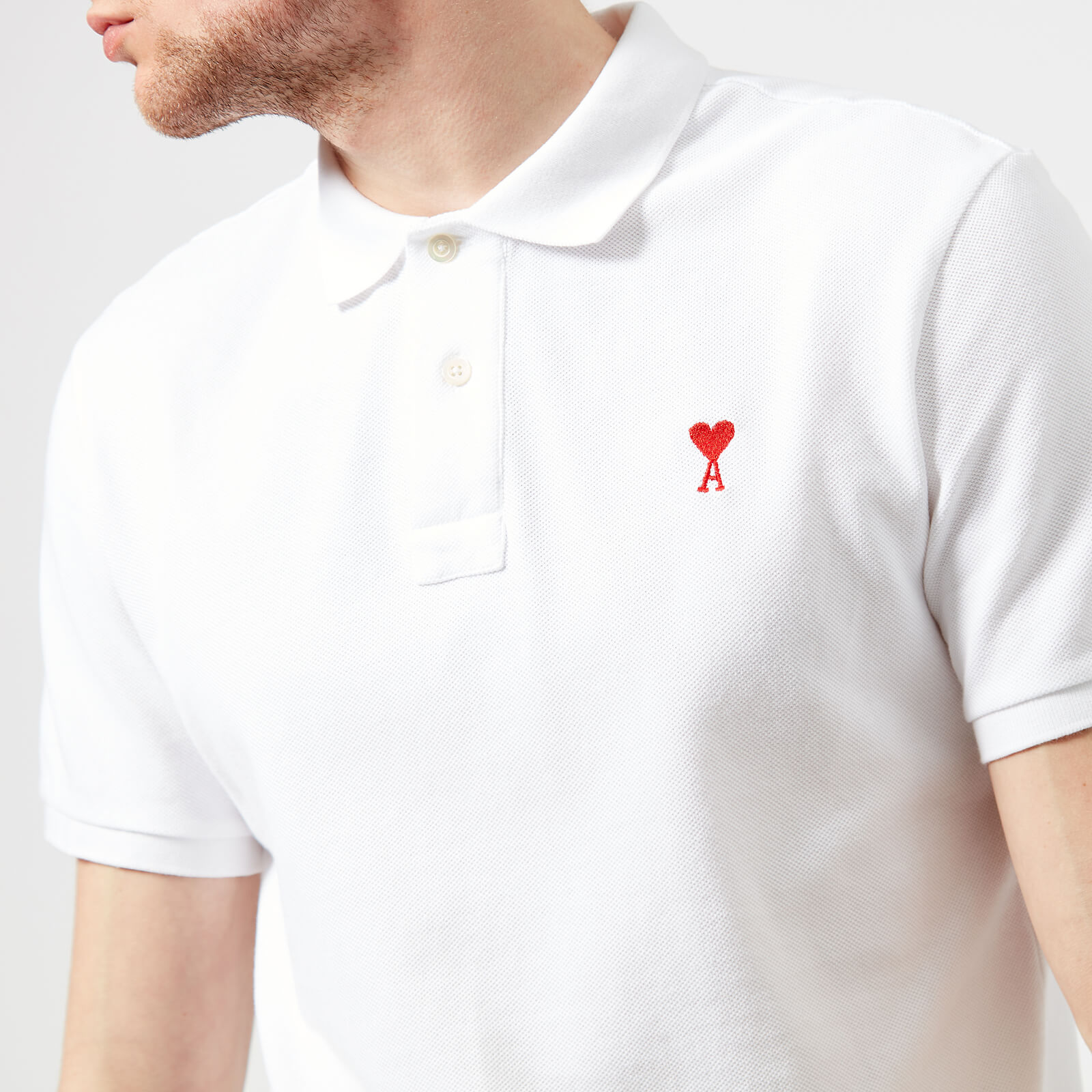 polo shirt with heart logo