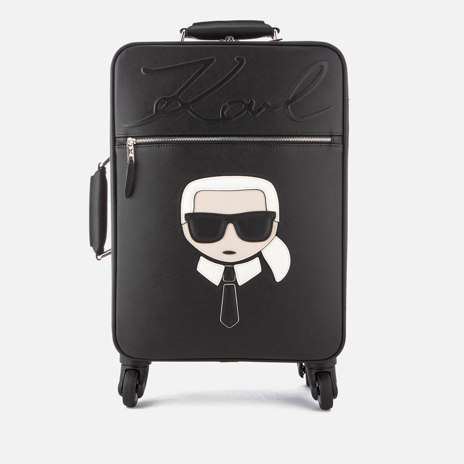 Karl Lagerfeld Women S K Ikonik Trolley Bag Black