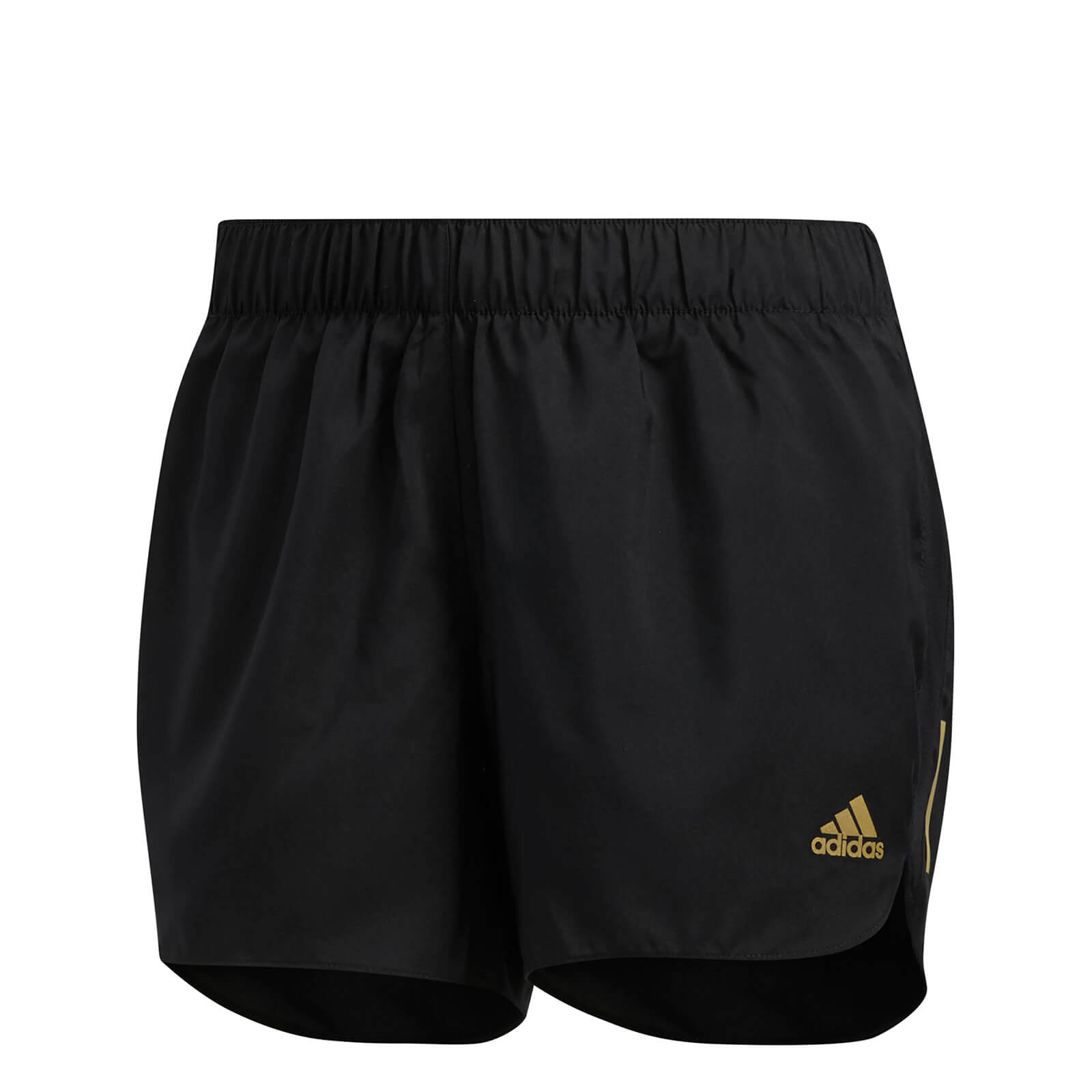 adidas black and gold shorts