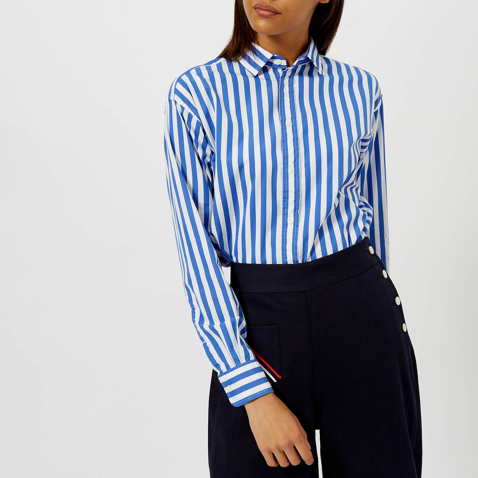 womens ralph lauren striped shirt