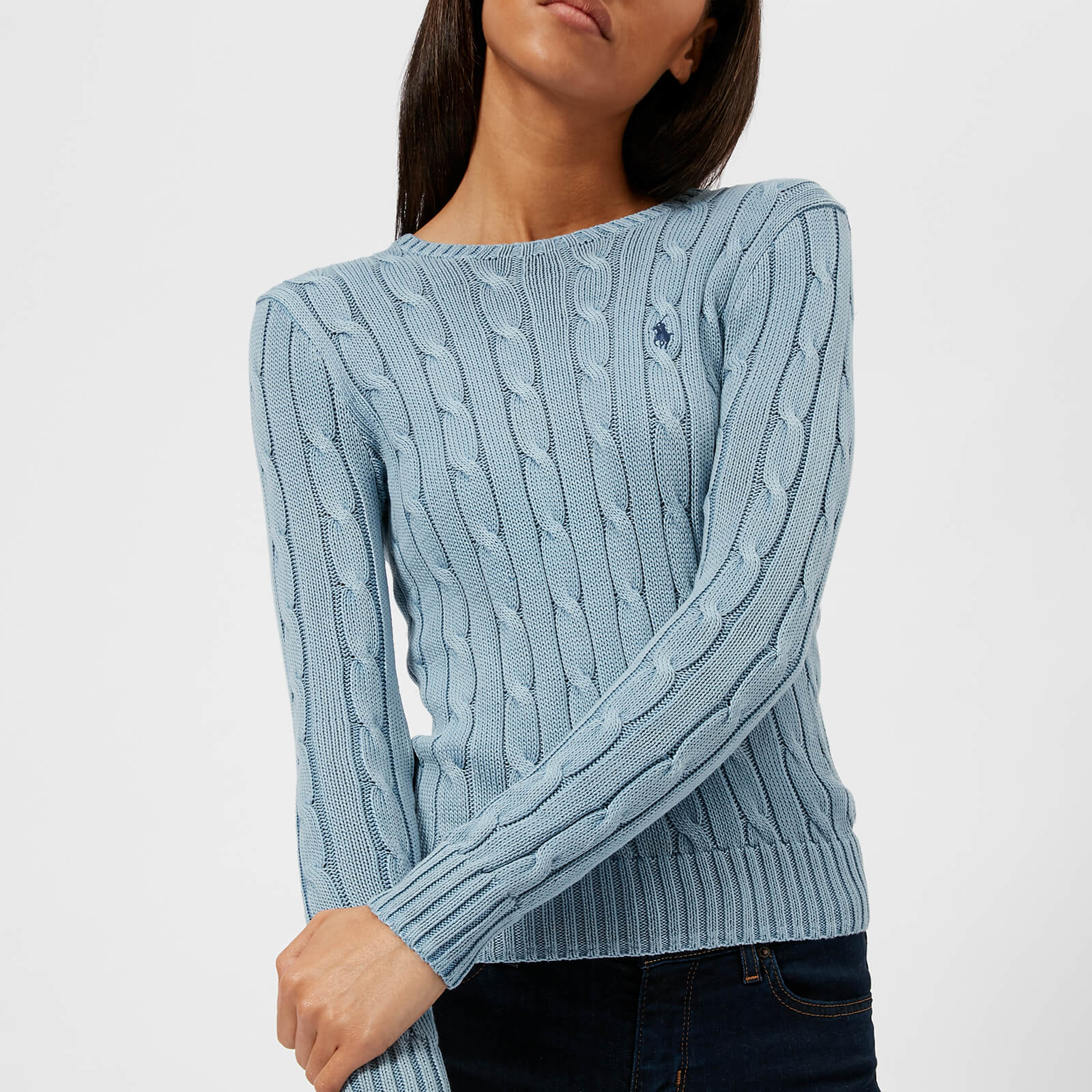 ralph lauren crew neck jumper womens