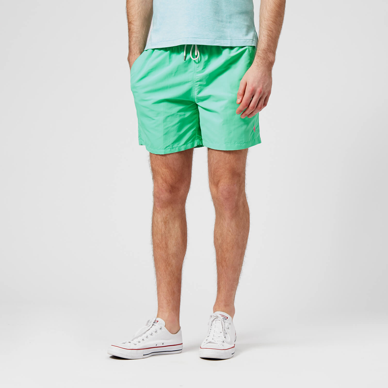 green ralph lauren swim shorts