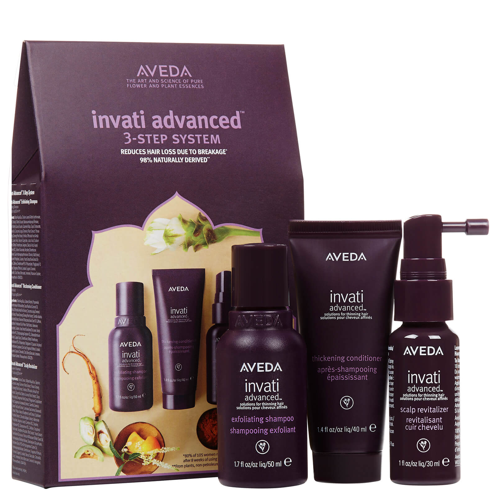Aveda Invati Advanced Travel 3 Step Set Free Shipping