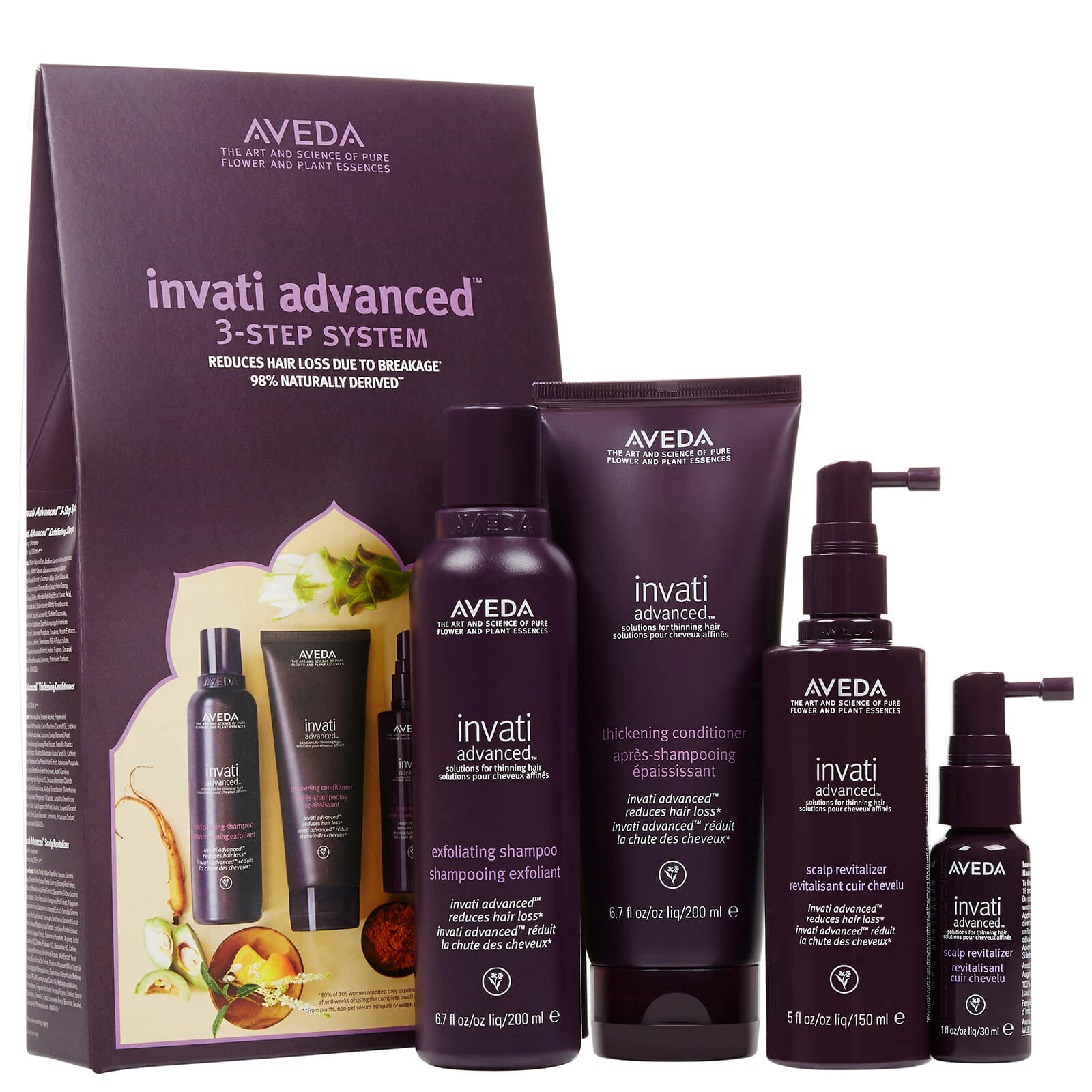 Aveda Invati Advanced 3 Step Set Free Shipping Lookfantastic