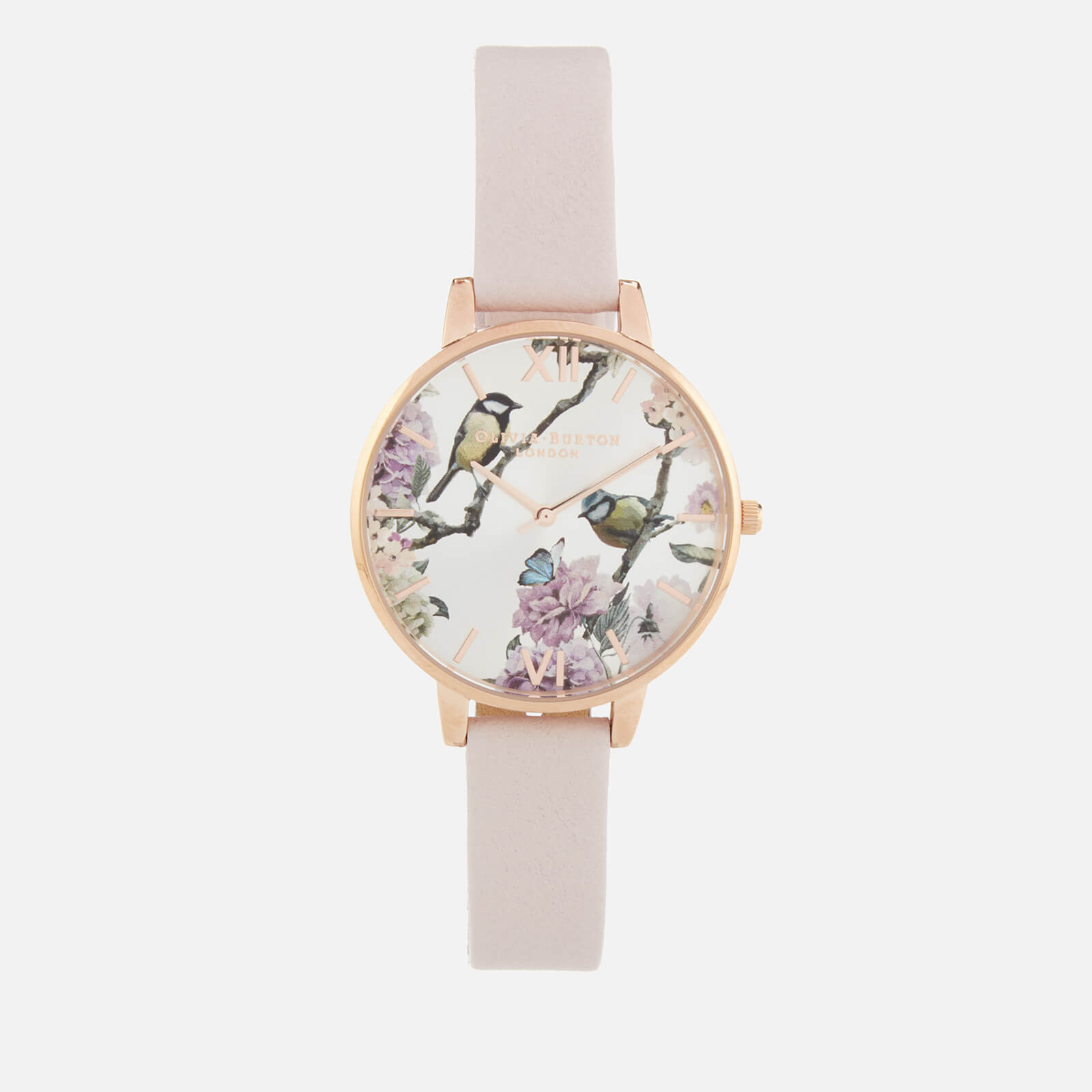 Olivia Burton Women S Pretty Blossom Birds Watch Blossom Rose Gold