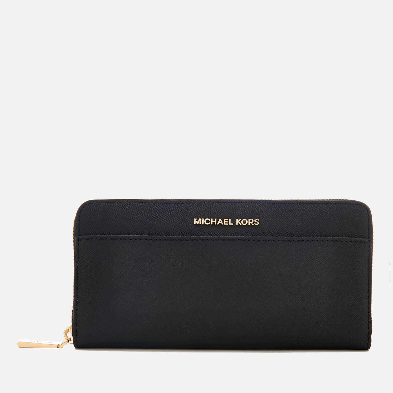 michael kors black zip wallet