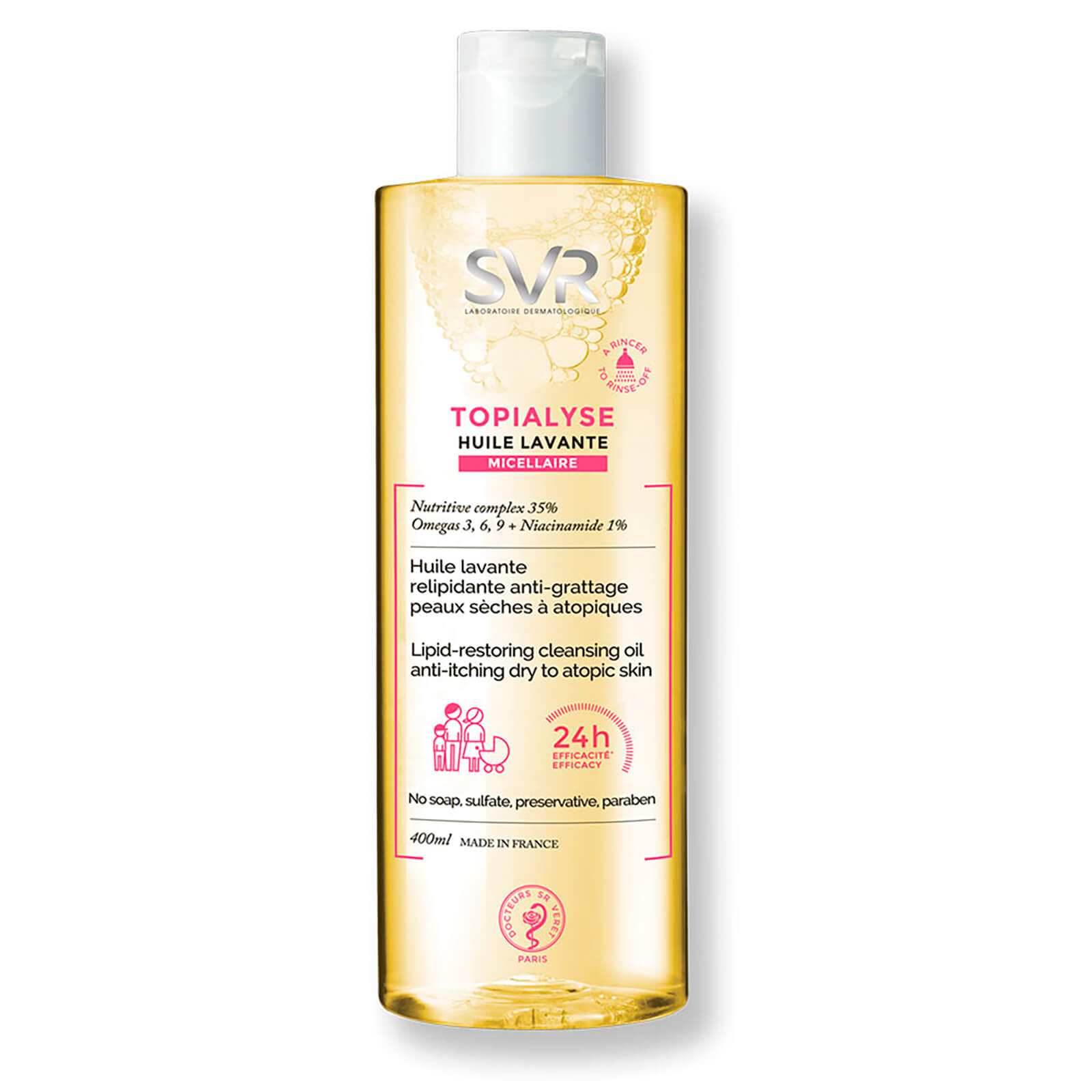 SVR Topialyse Emulsifying Wash-Off Micellar Cleansing Oil - 400ml